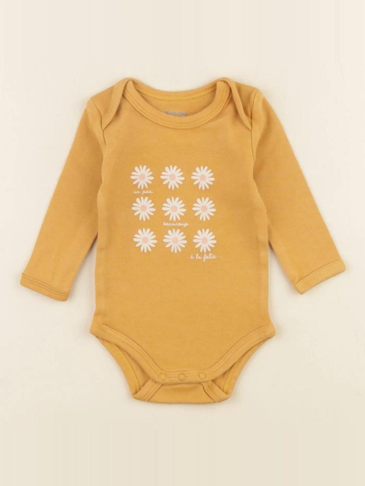 Vertbaudet - body jaune - 3 mois