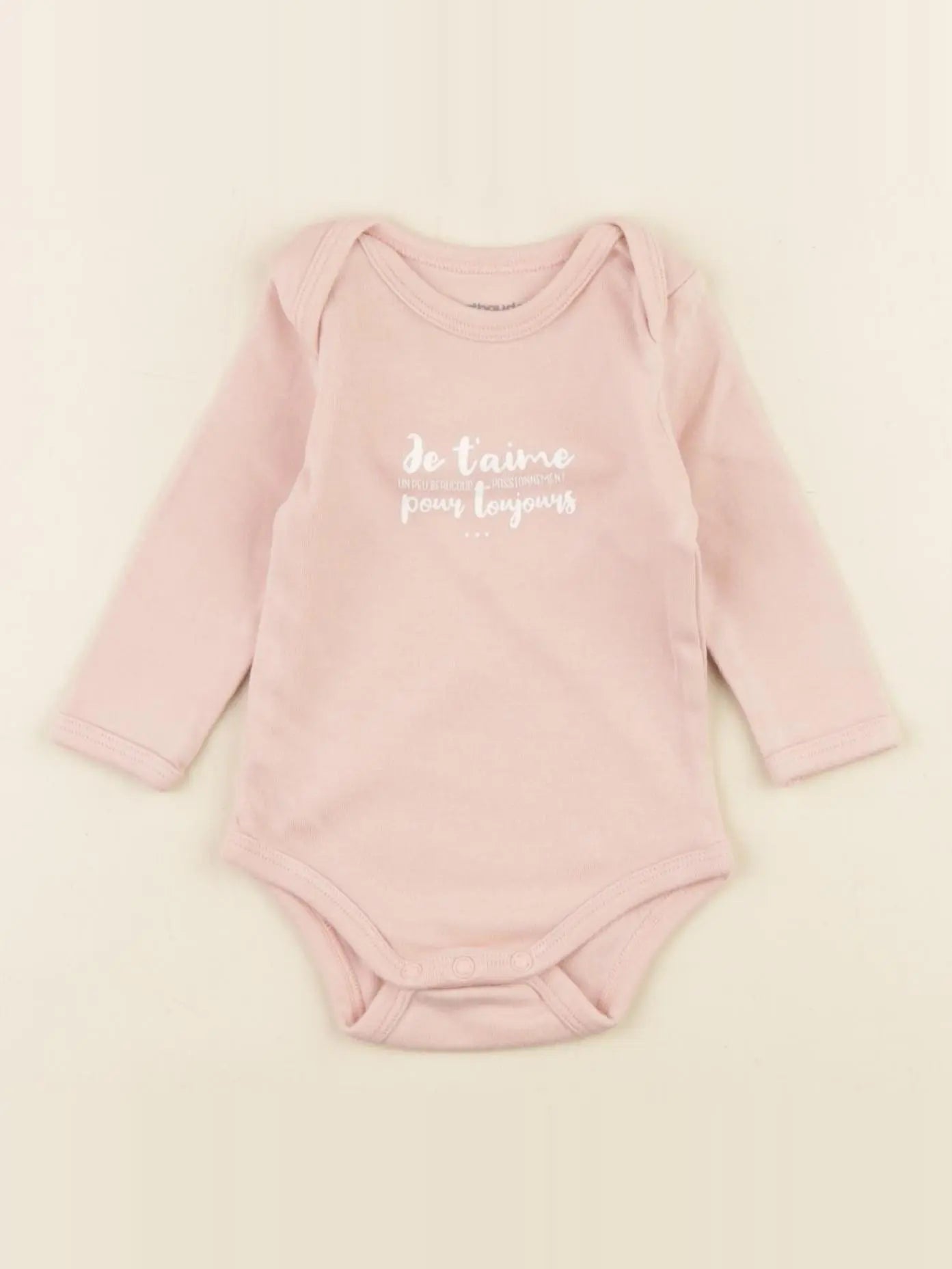 Vertbaudet - body rose - 3 mois