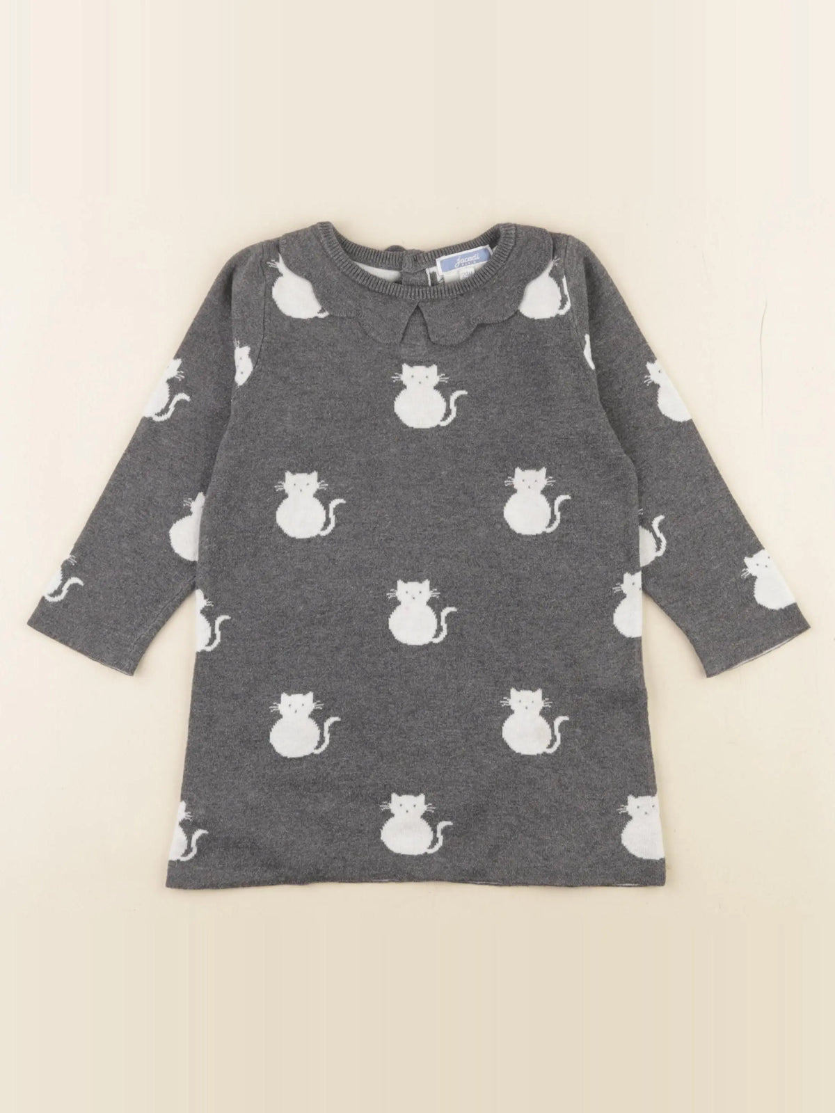 Jacadi - robe gris - 24 mois