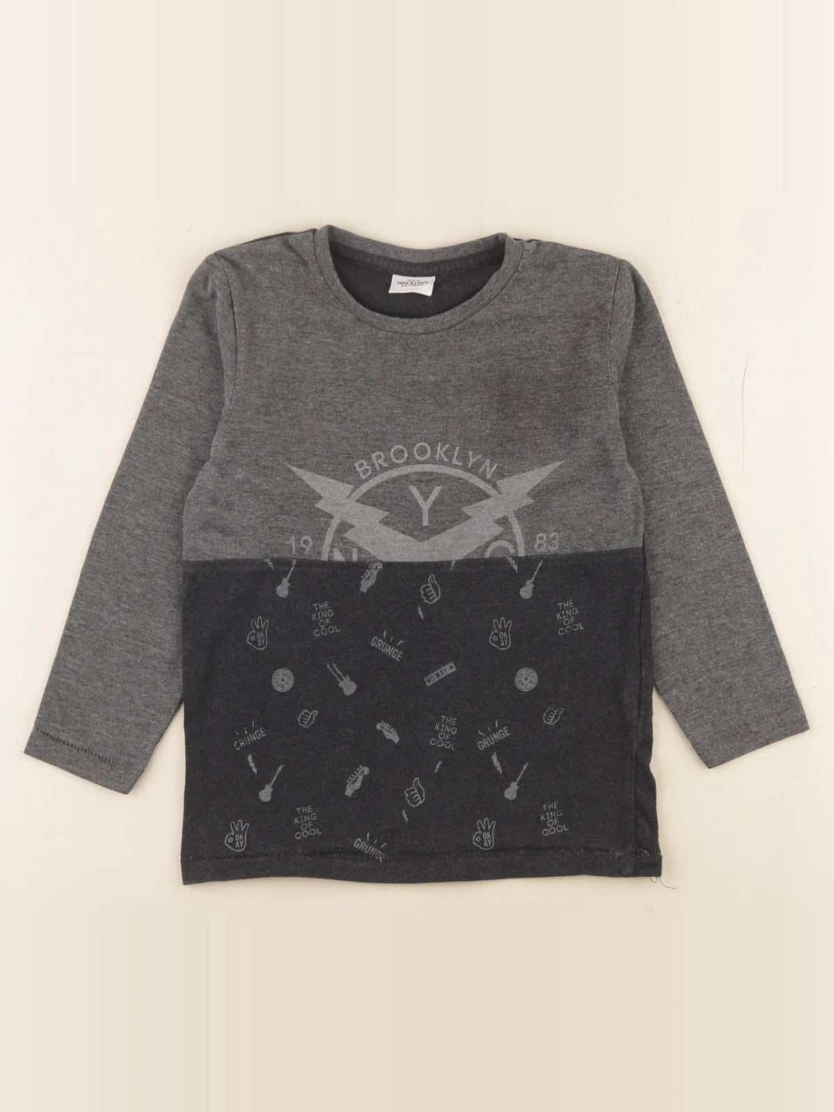 Tape à l'oeil - tee-shirt gris - 5 ans