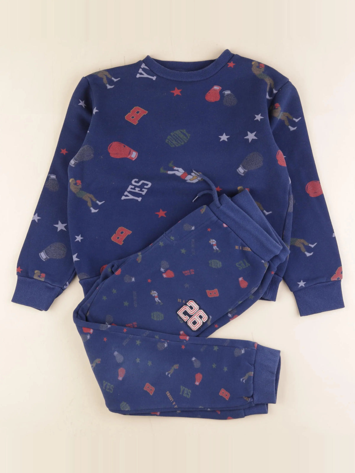 Tape à l'oeil - pyjama coton bleu - 10 ans