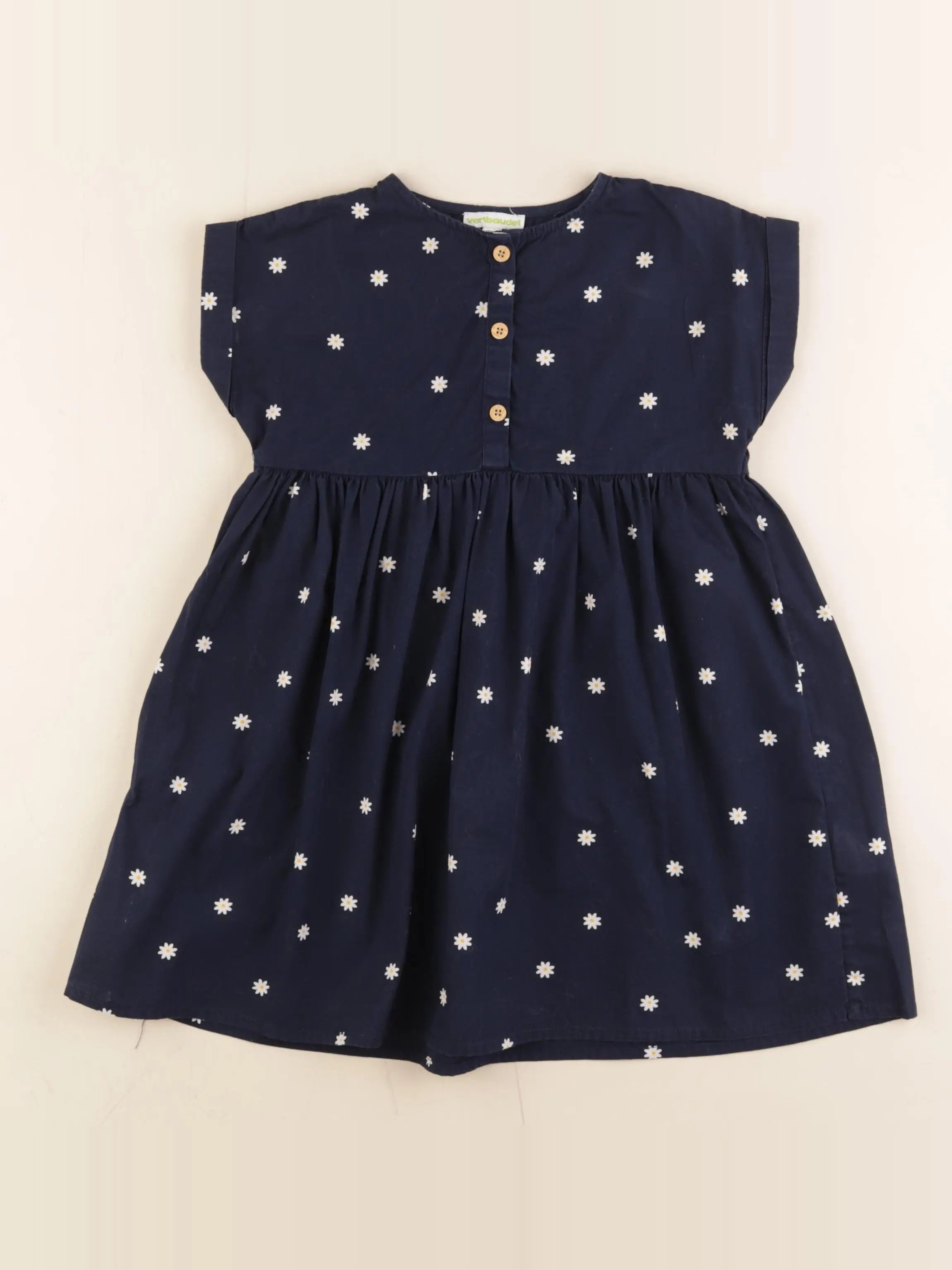 Vertbaudet - robe bleu - 4 ans