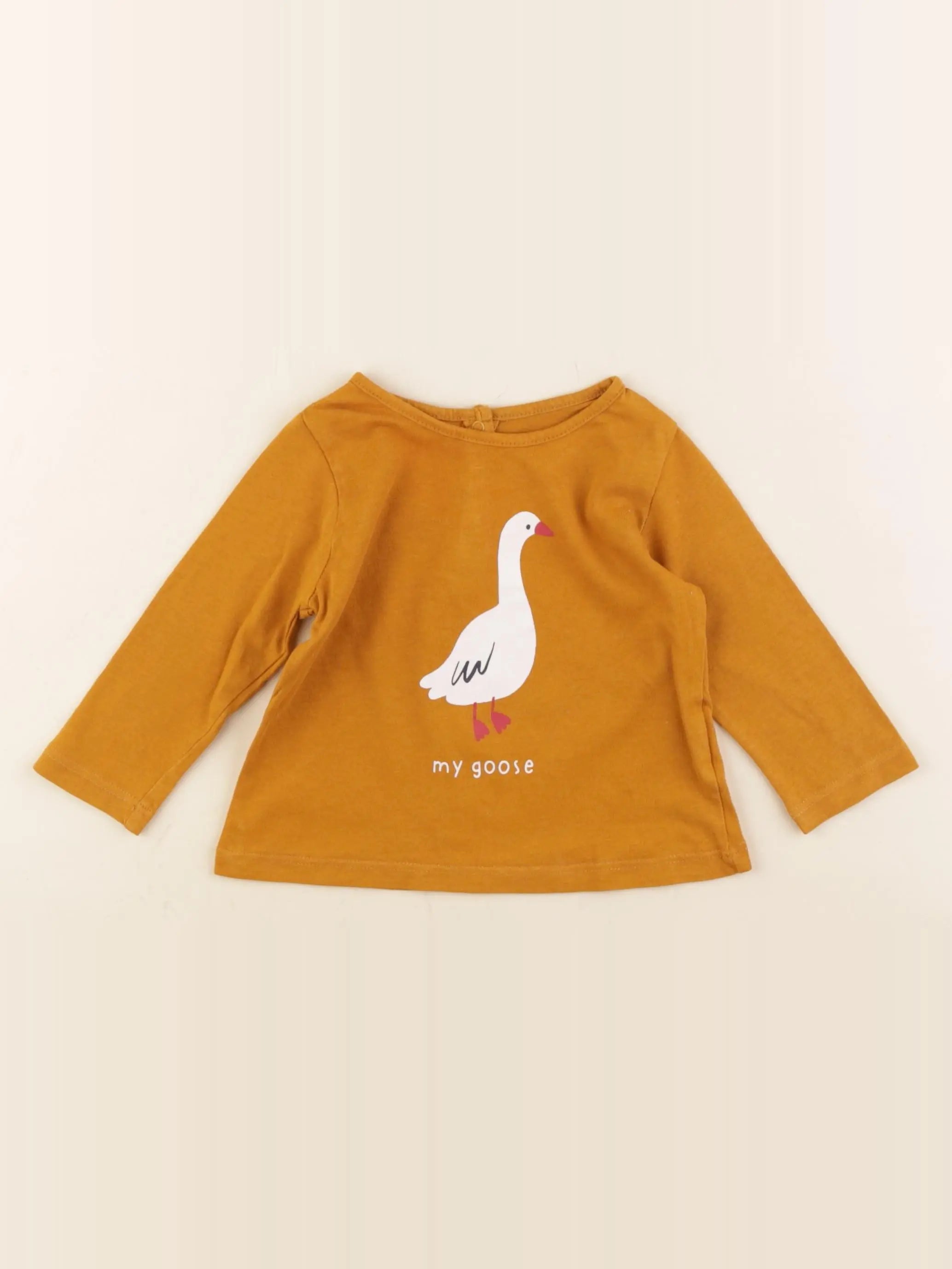 Boutchou - tee-shirt jaune - 9 mois