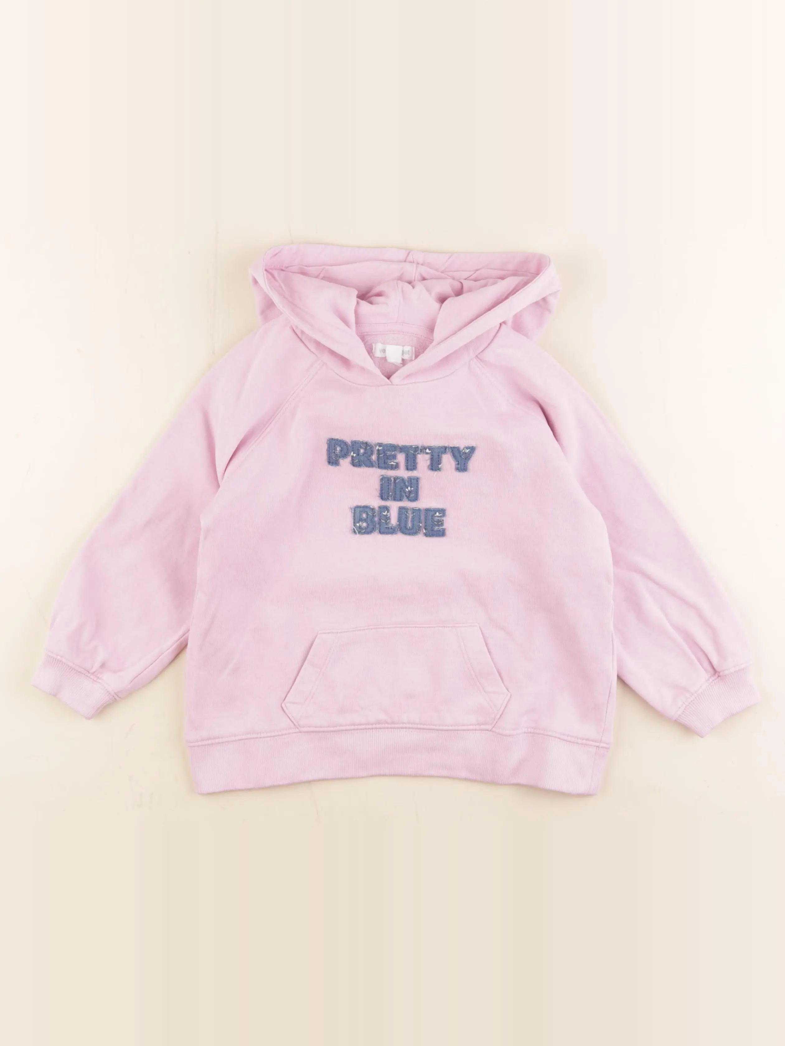 Vertbaudet - sweat rose - 4 ans