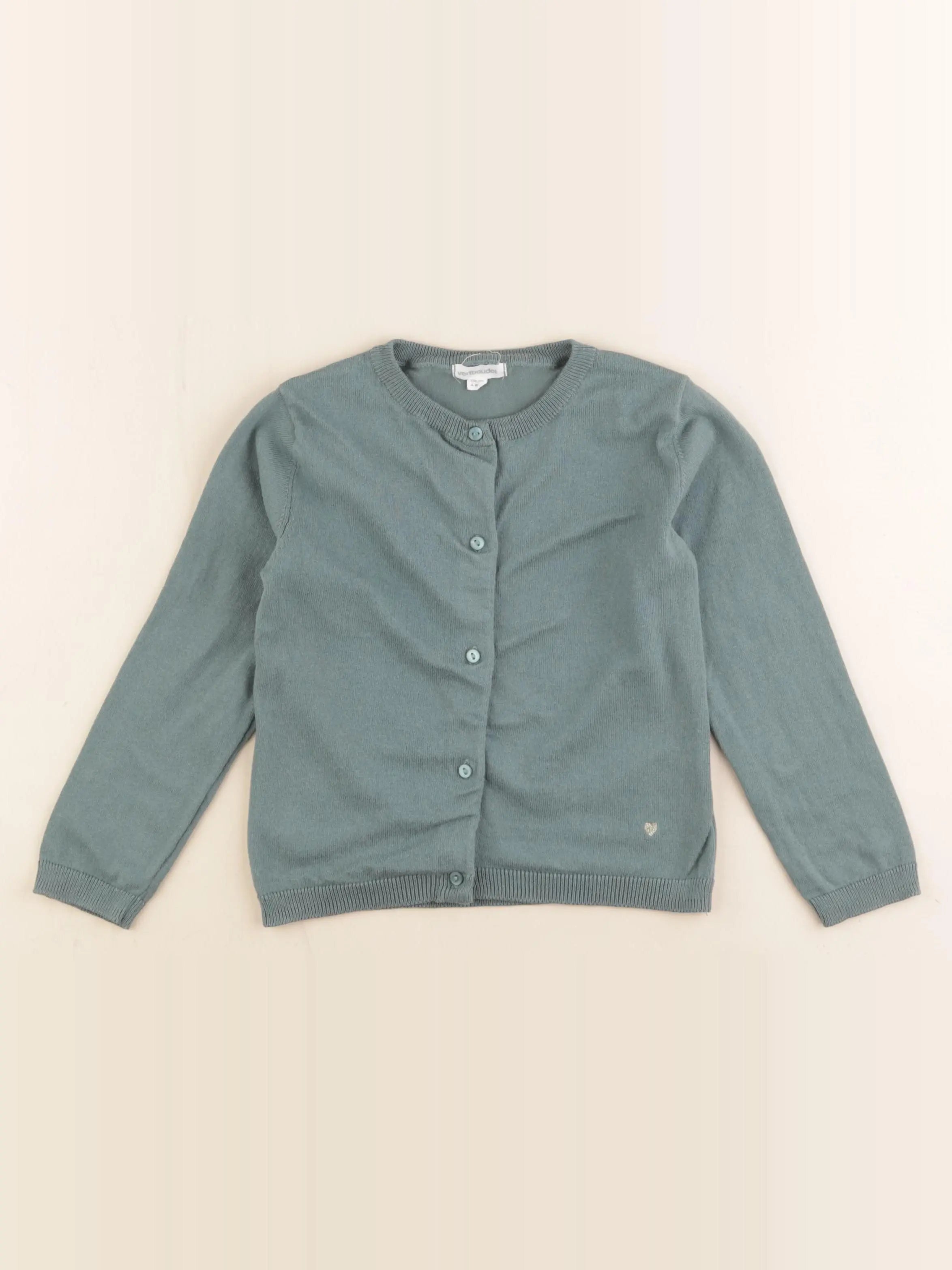 Vertbaudet - gilet vert - 4 ans