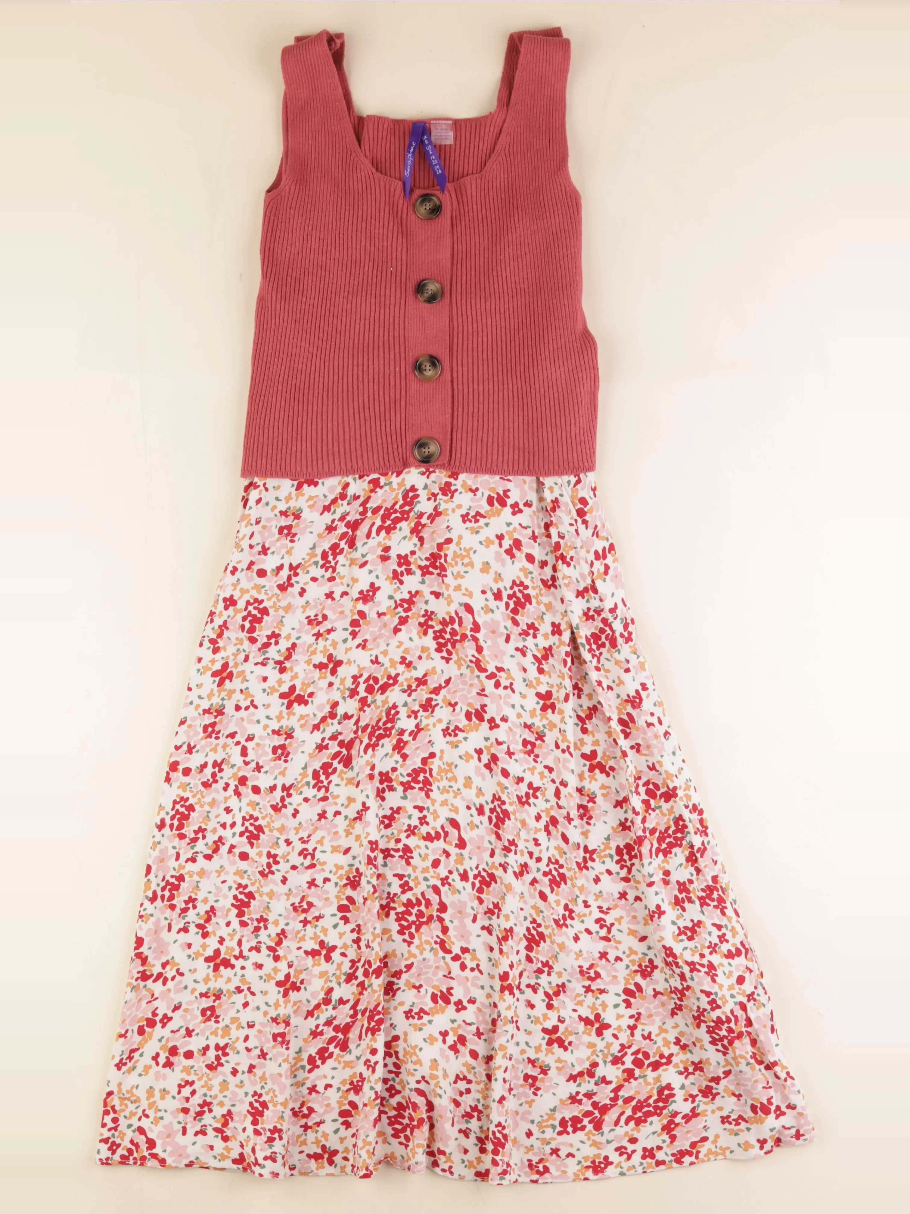 Seraphine - robe grossesse rose - 36