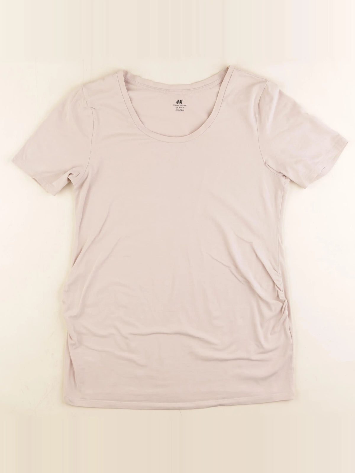 H&M - tee-shirt grossesse beige - m