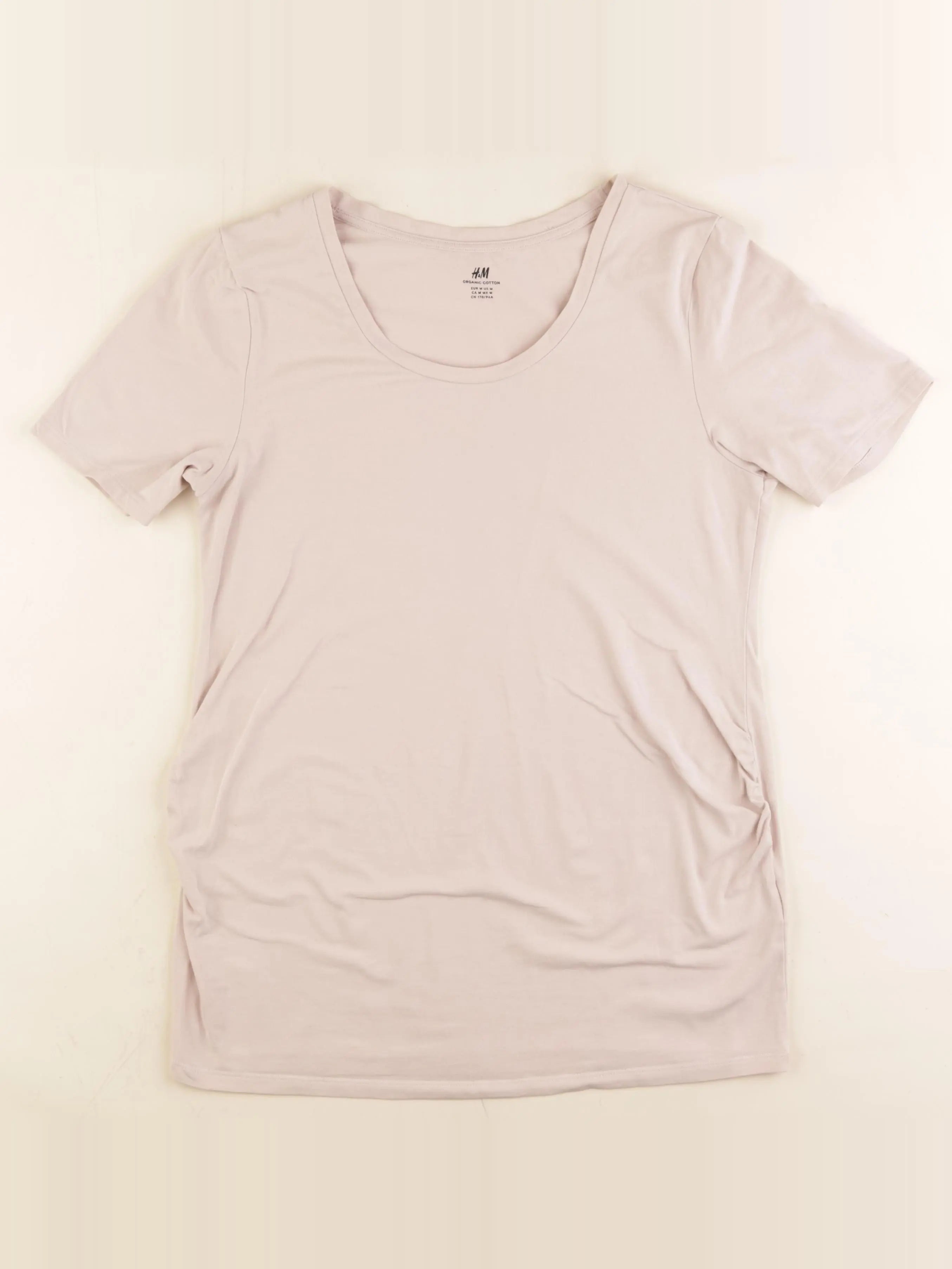 H&M - tee-shirt grossesse beige - m