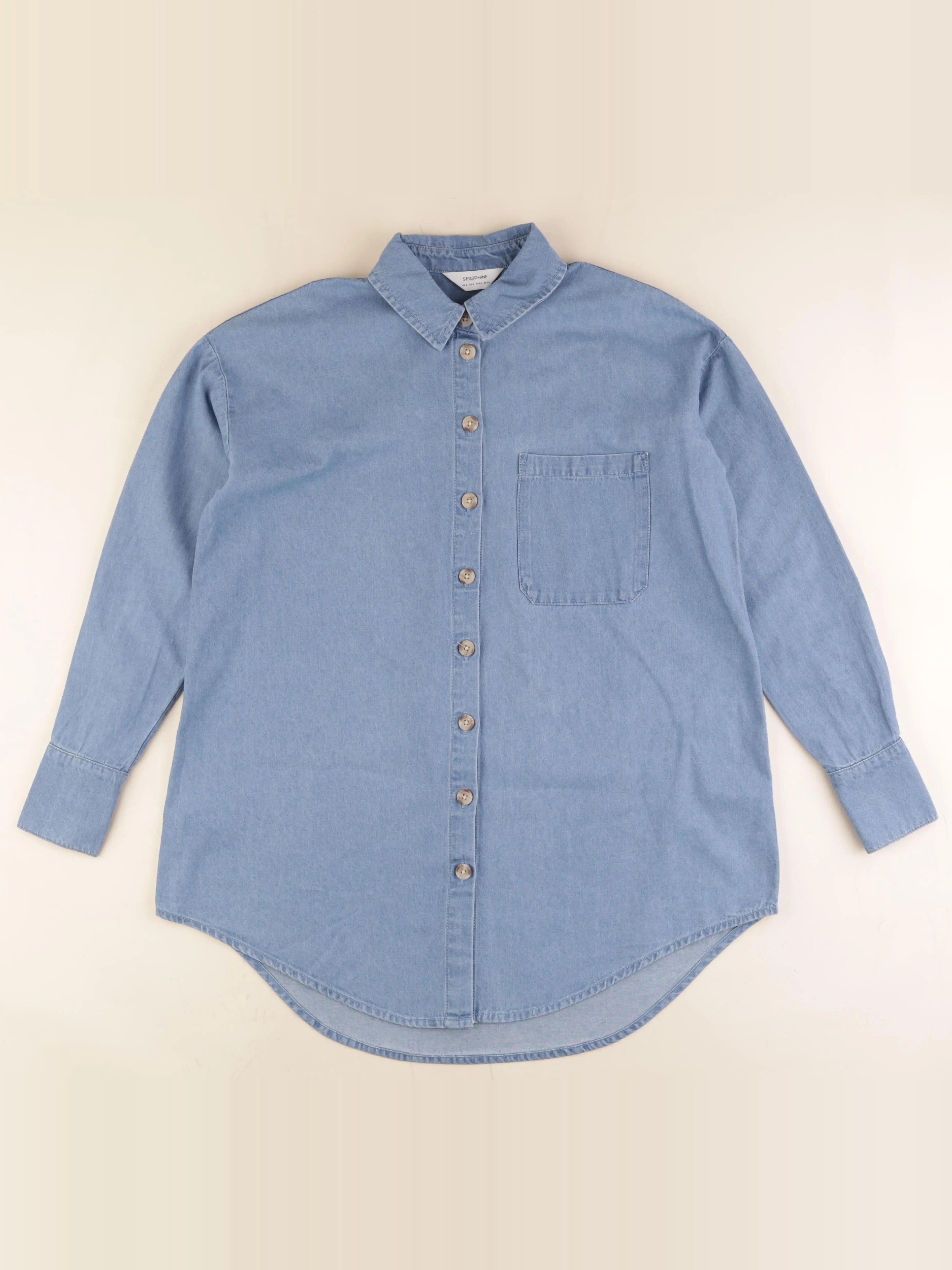 Seraphine - chemise grossesse bleu - 36