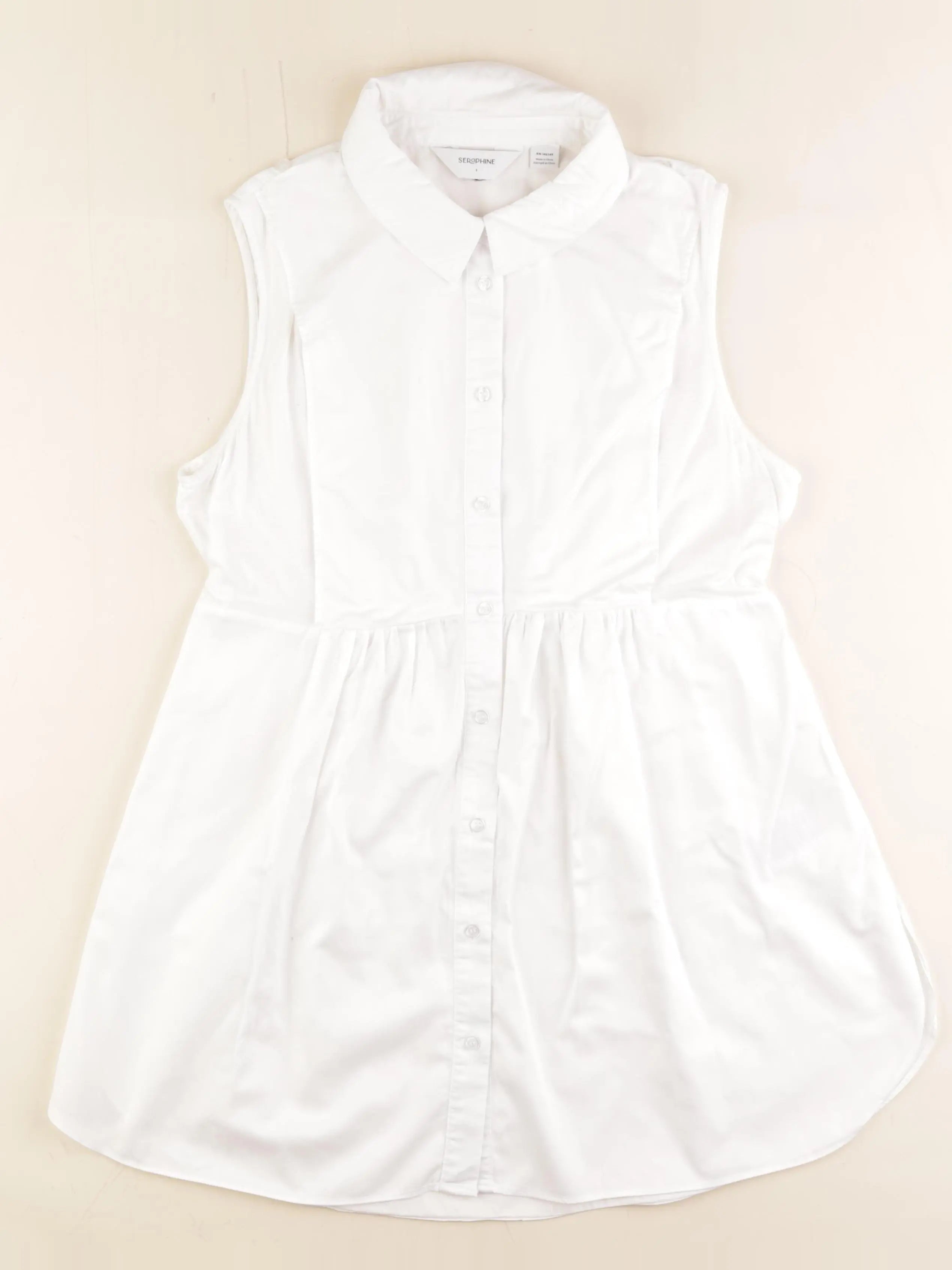 Seraphine - blouse grossesse blanc - s