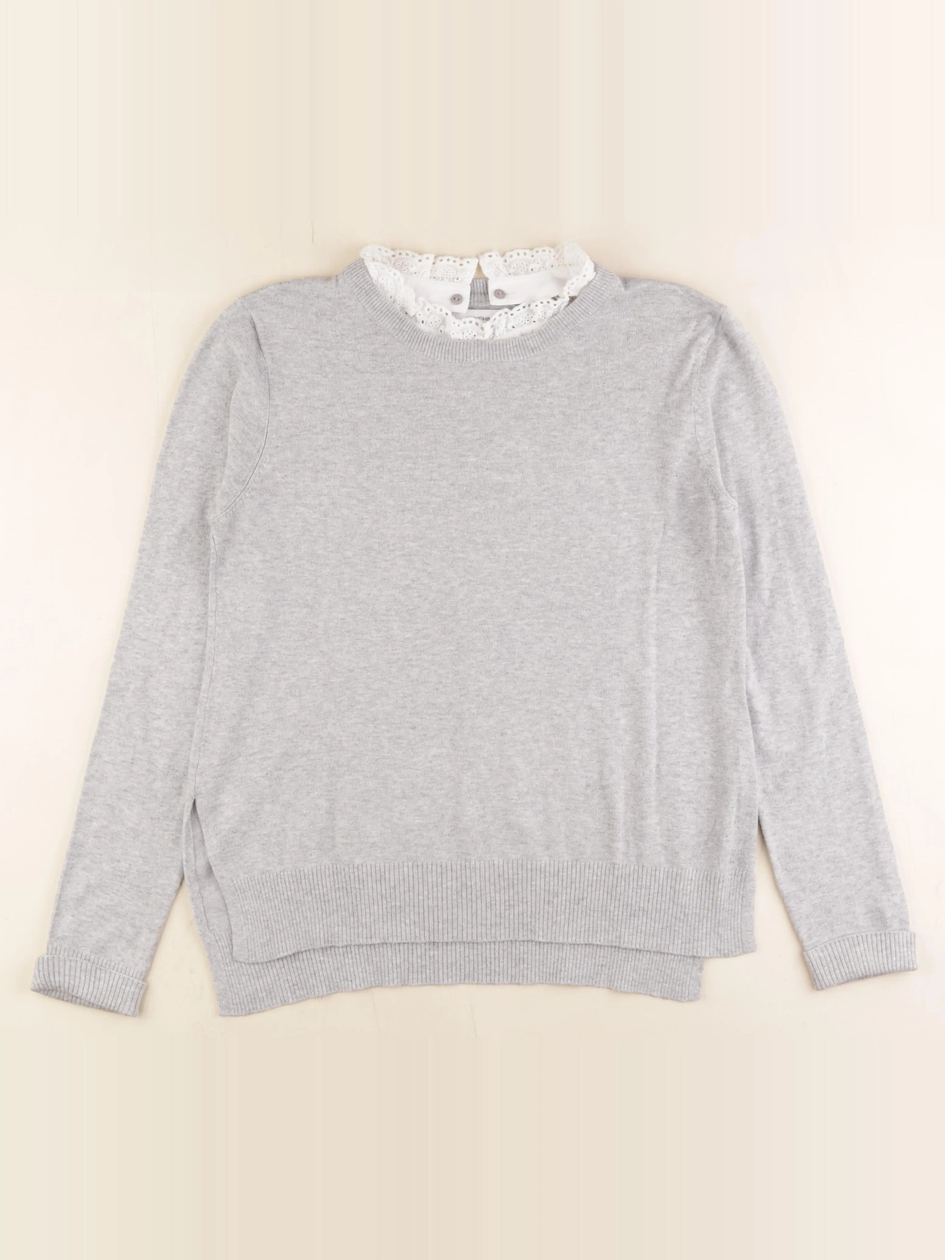 Seraphine - pull grossesse gris - xs