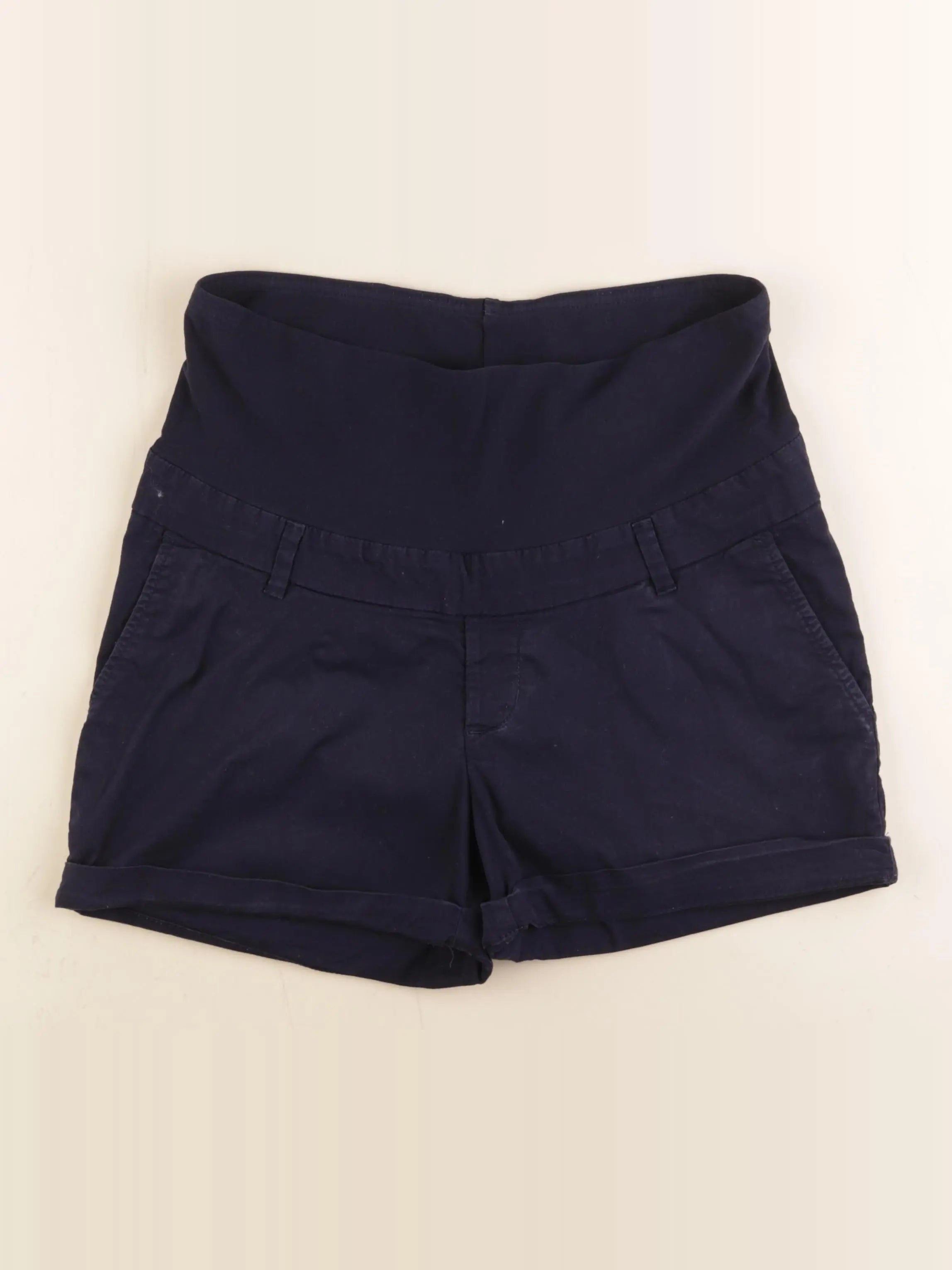H&M - short grossesse bleu - s