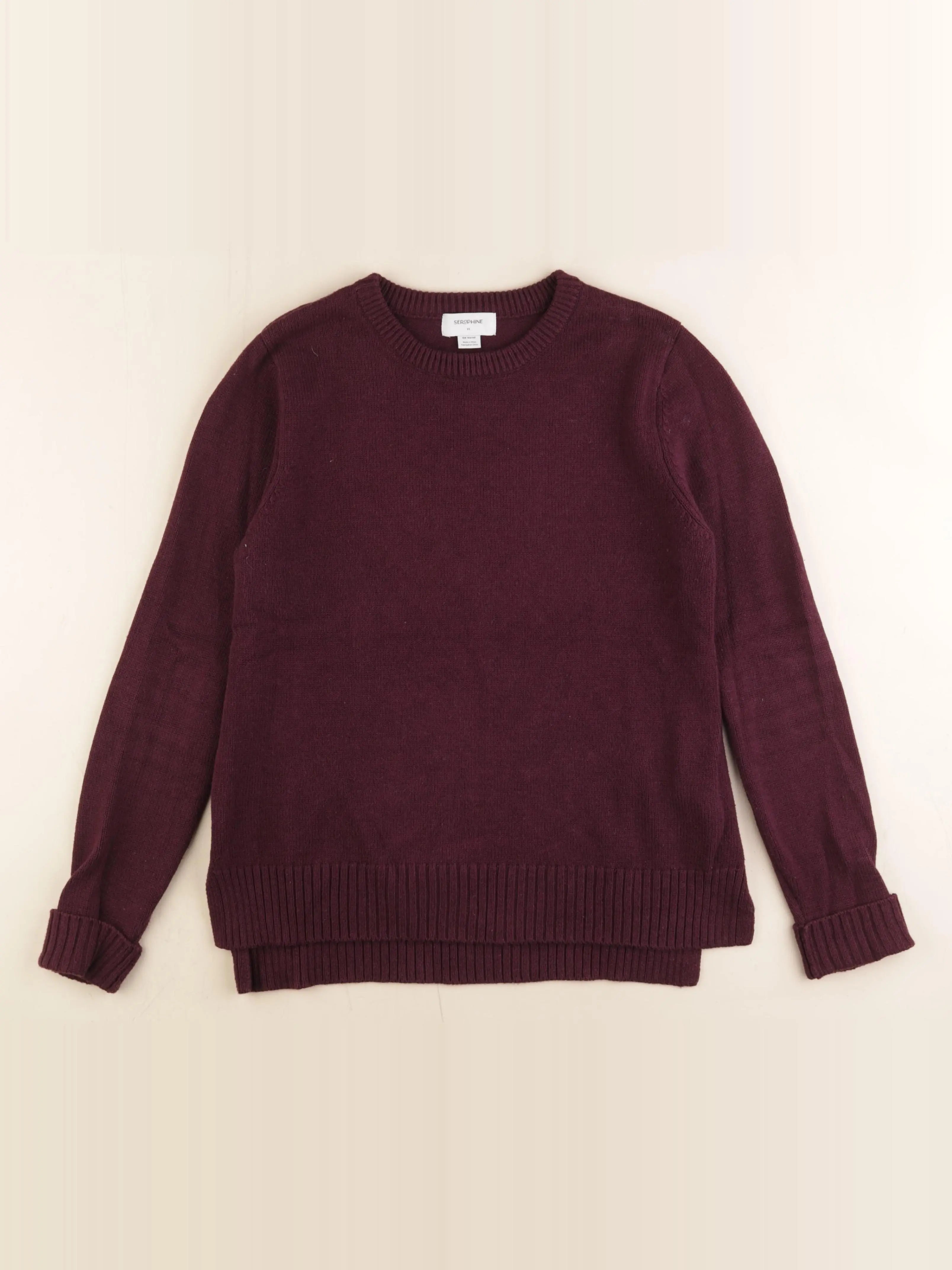 Seraphine - pull grossesse violet - xs