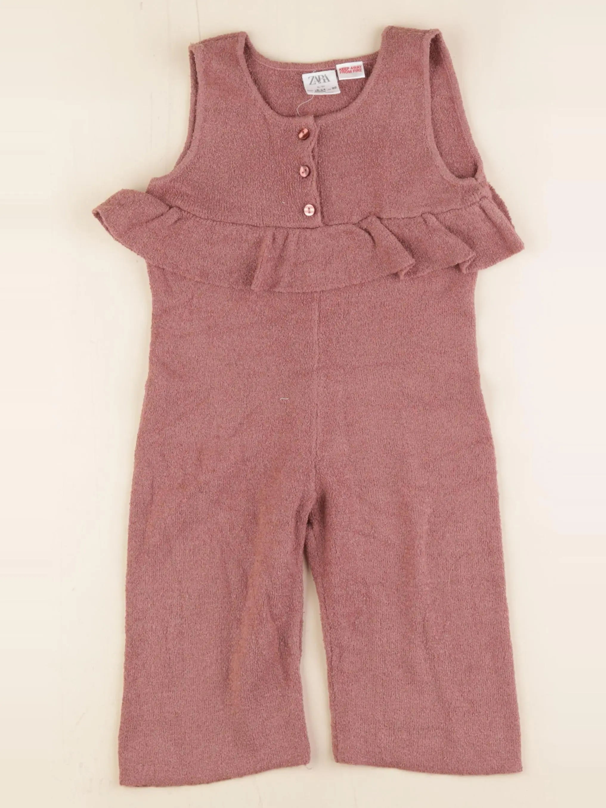 Zara - combinaison rose - 18/24 mois