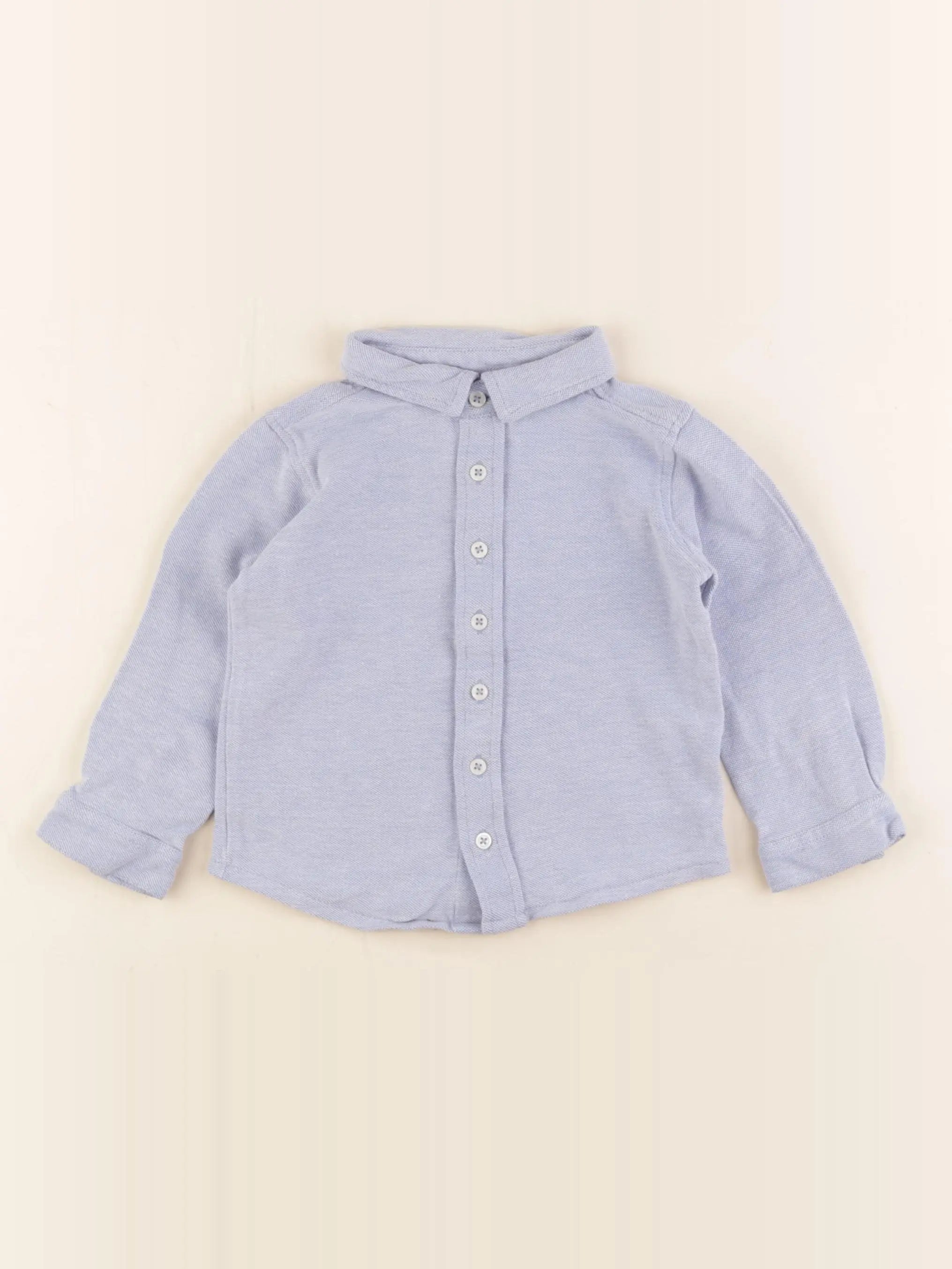 Boutchou - chemise bleu - 24 mois