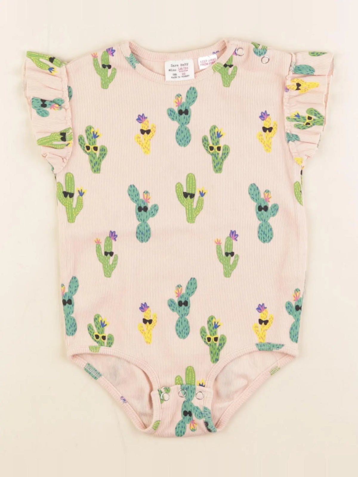 Zara - body rose - 18/24 mois