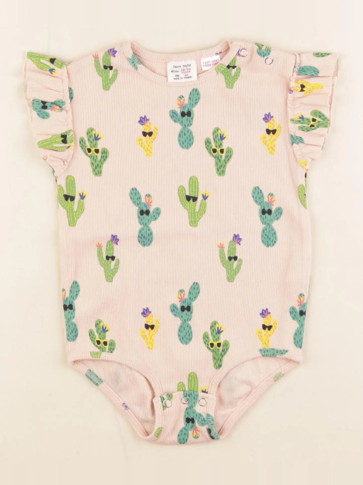 Zara - body rose - 18/24 mois