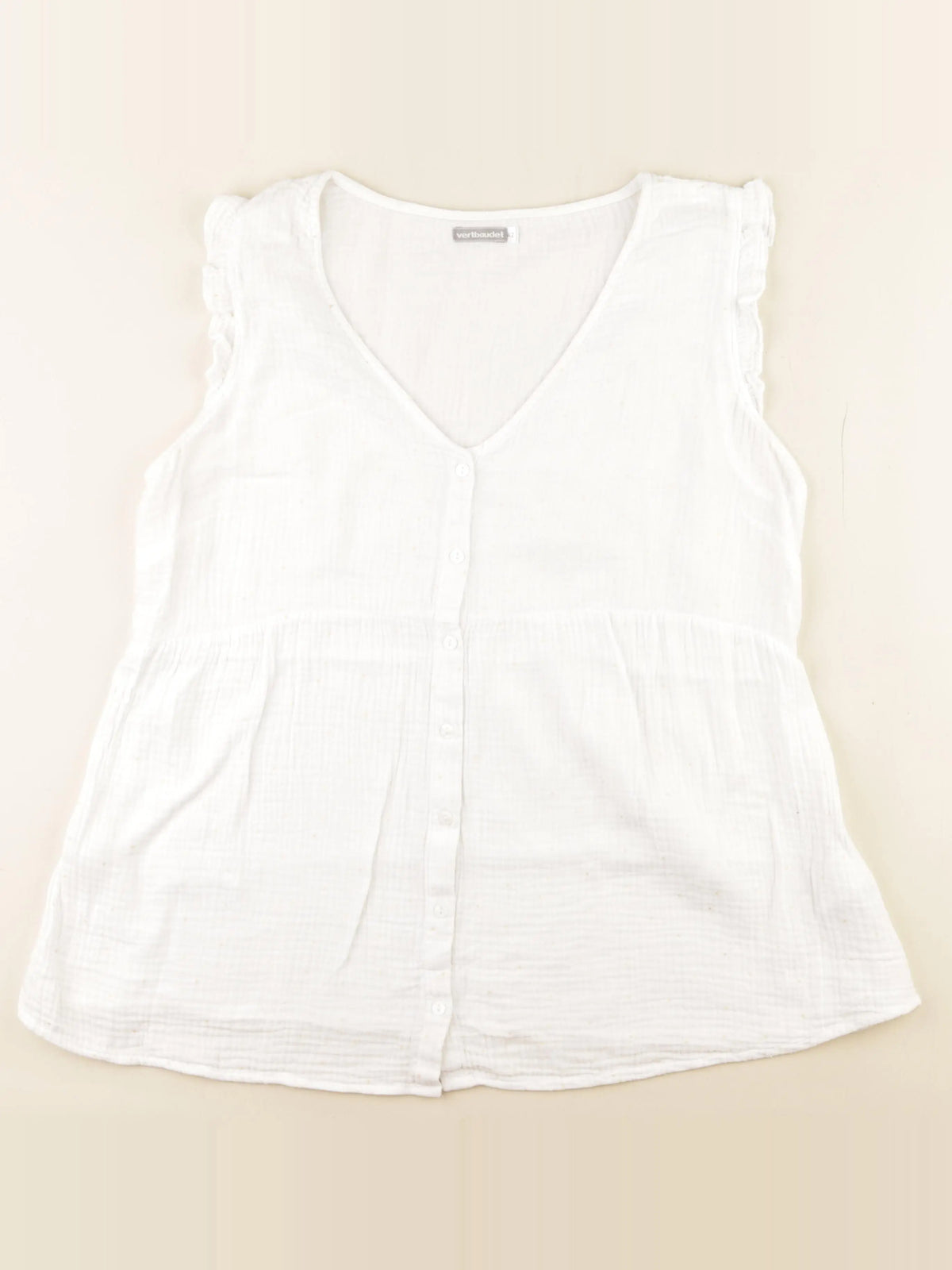 Vertbaudet - blouse grossesse blanc - 42