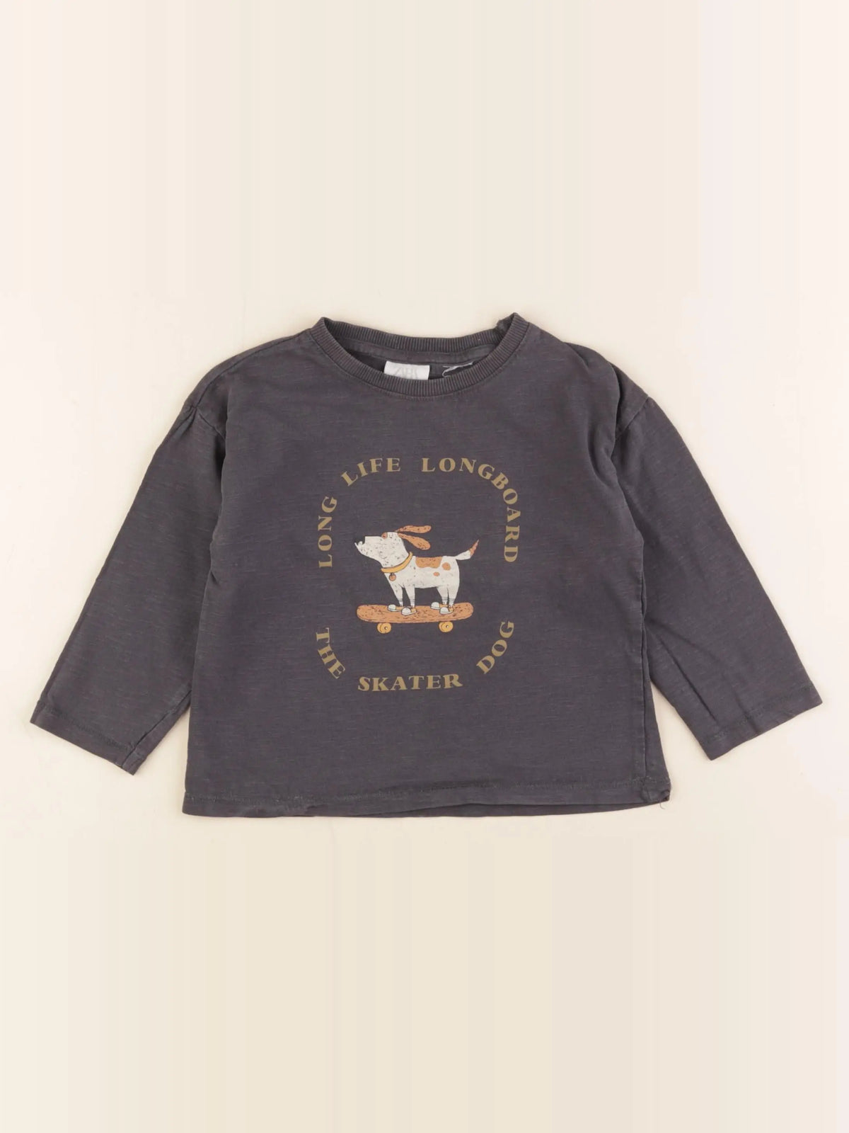 Zara - tee-shirt noir - 12/18 mois