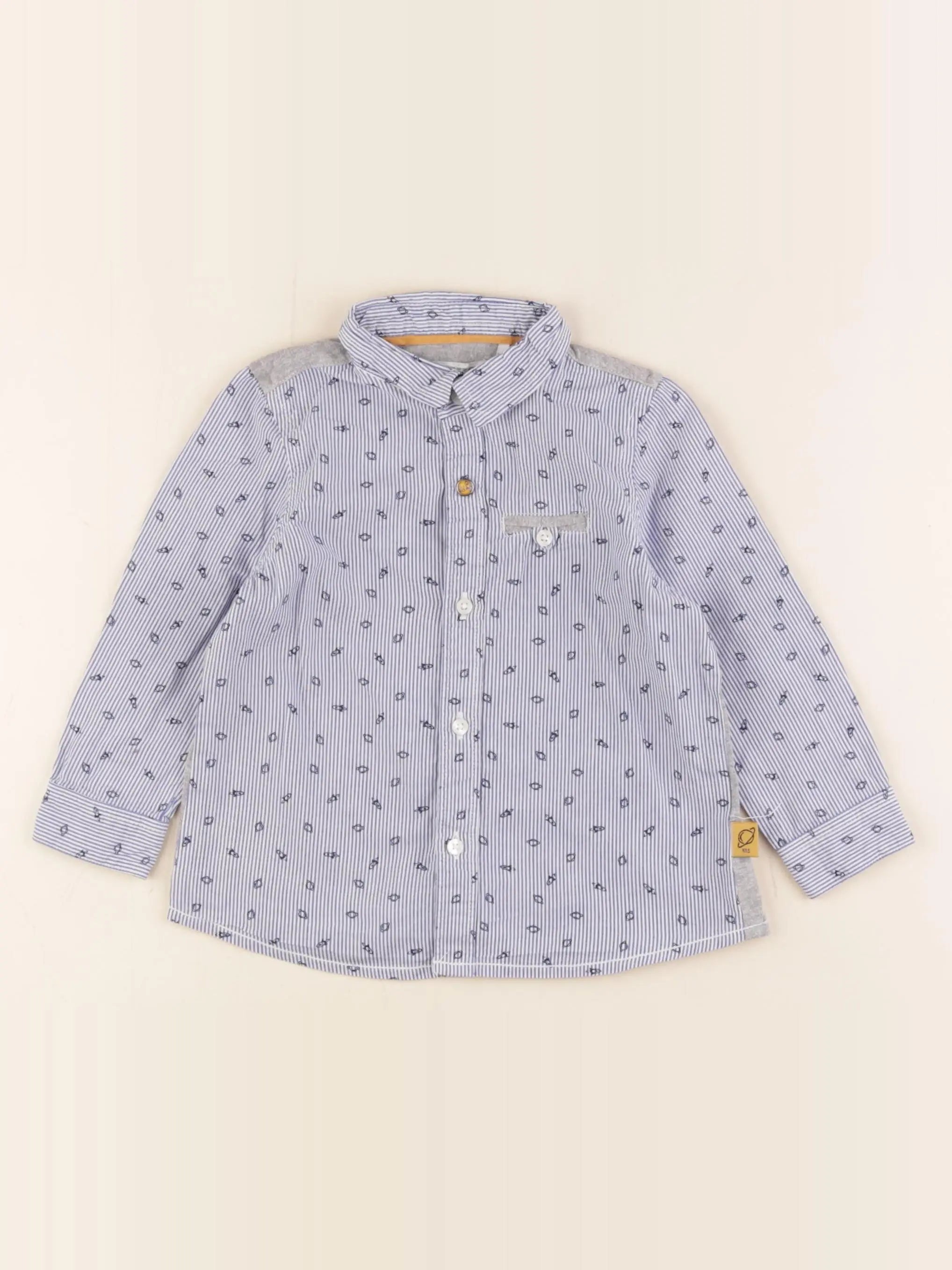 IKKS - chemise bleu - 18 mois