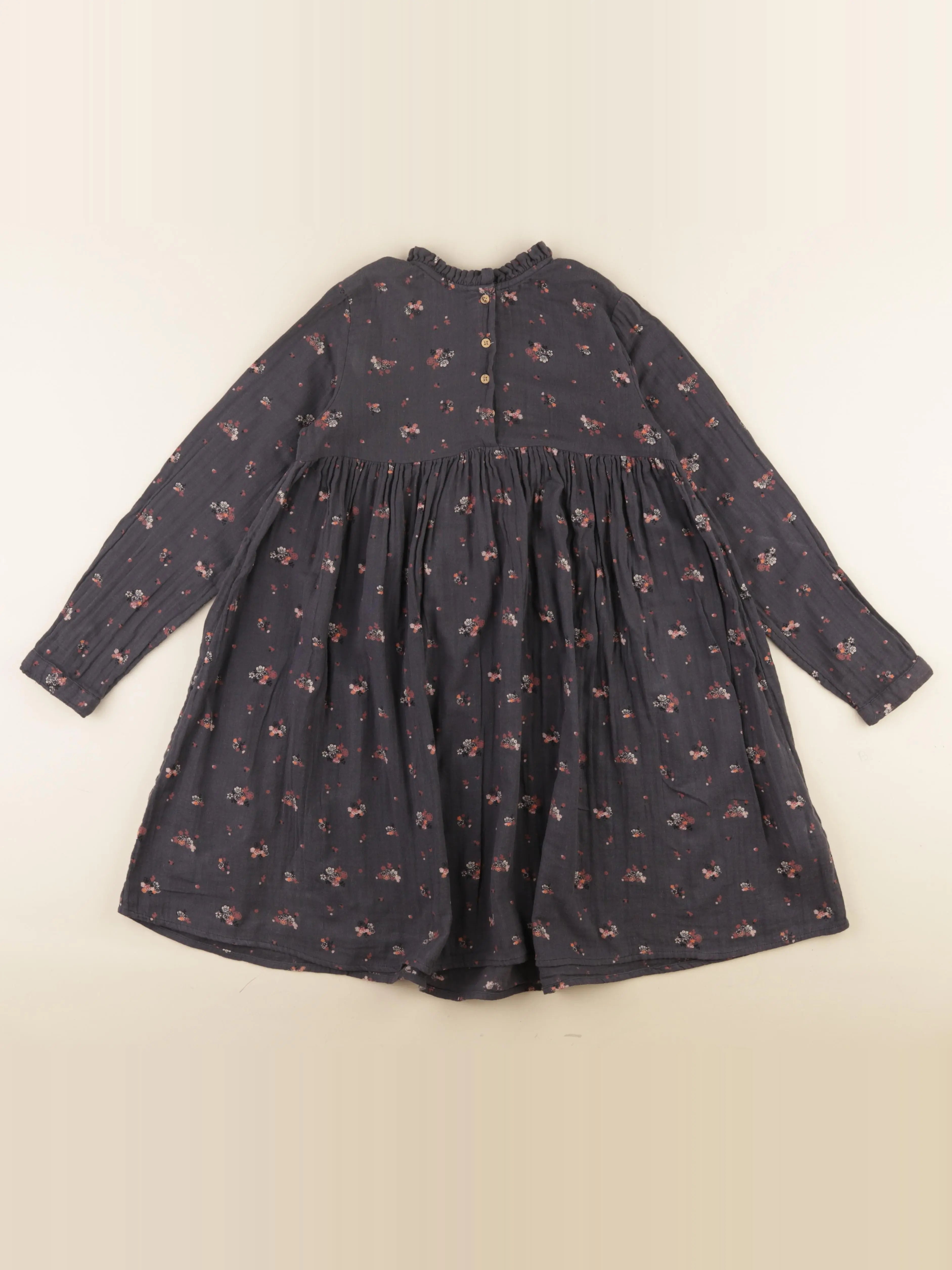 Vertbaudet - robe gris - 10 ans