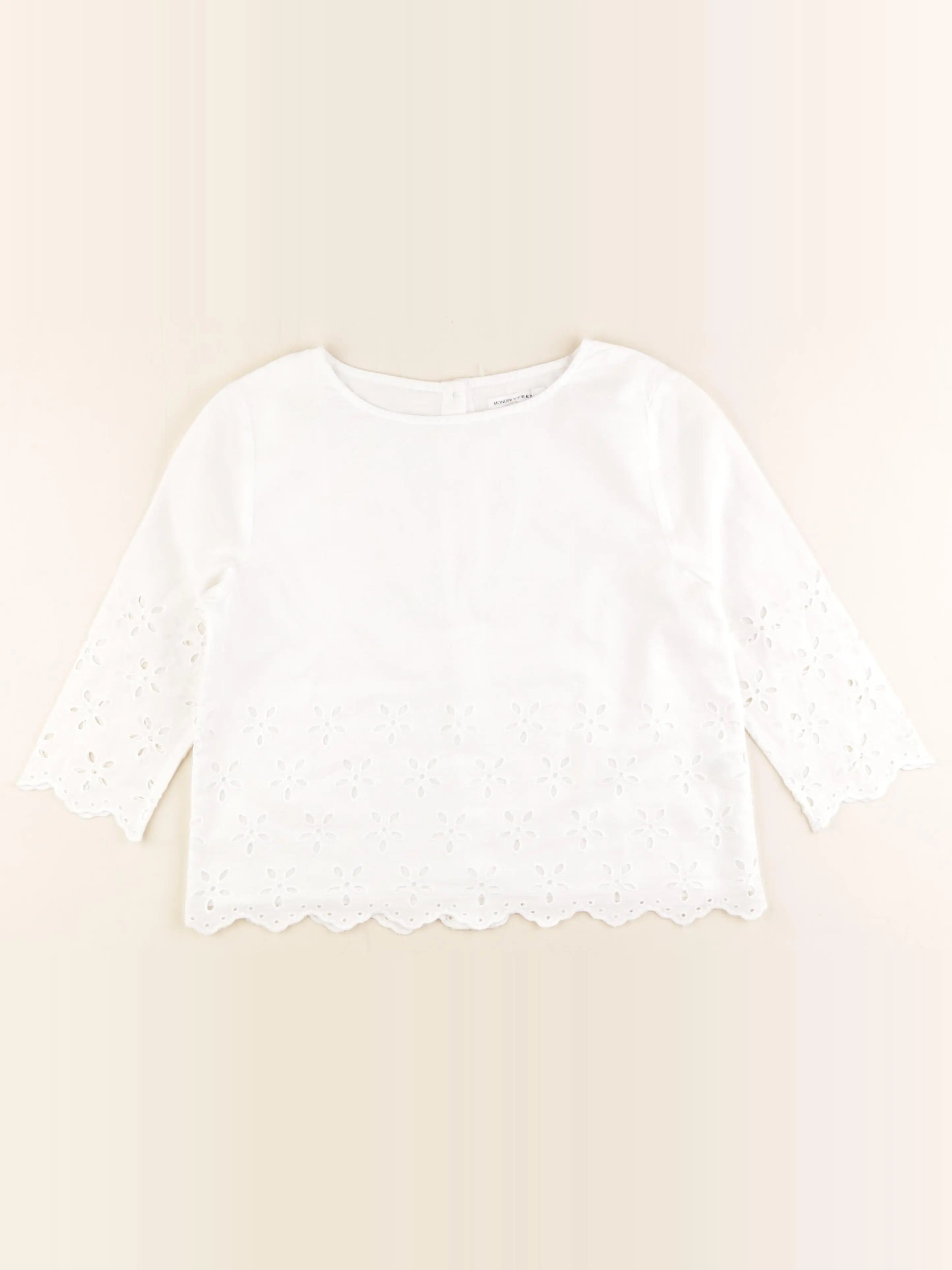 Monoprix - blouse blanc - 10 ans