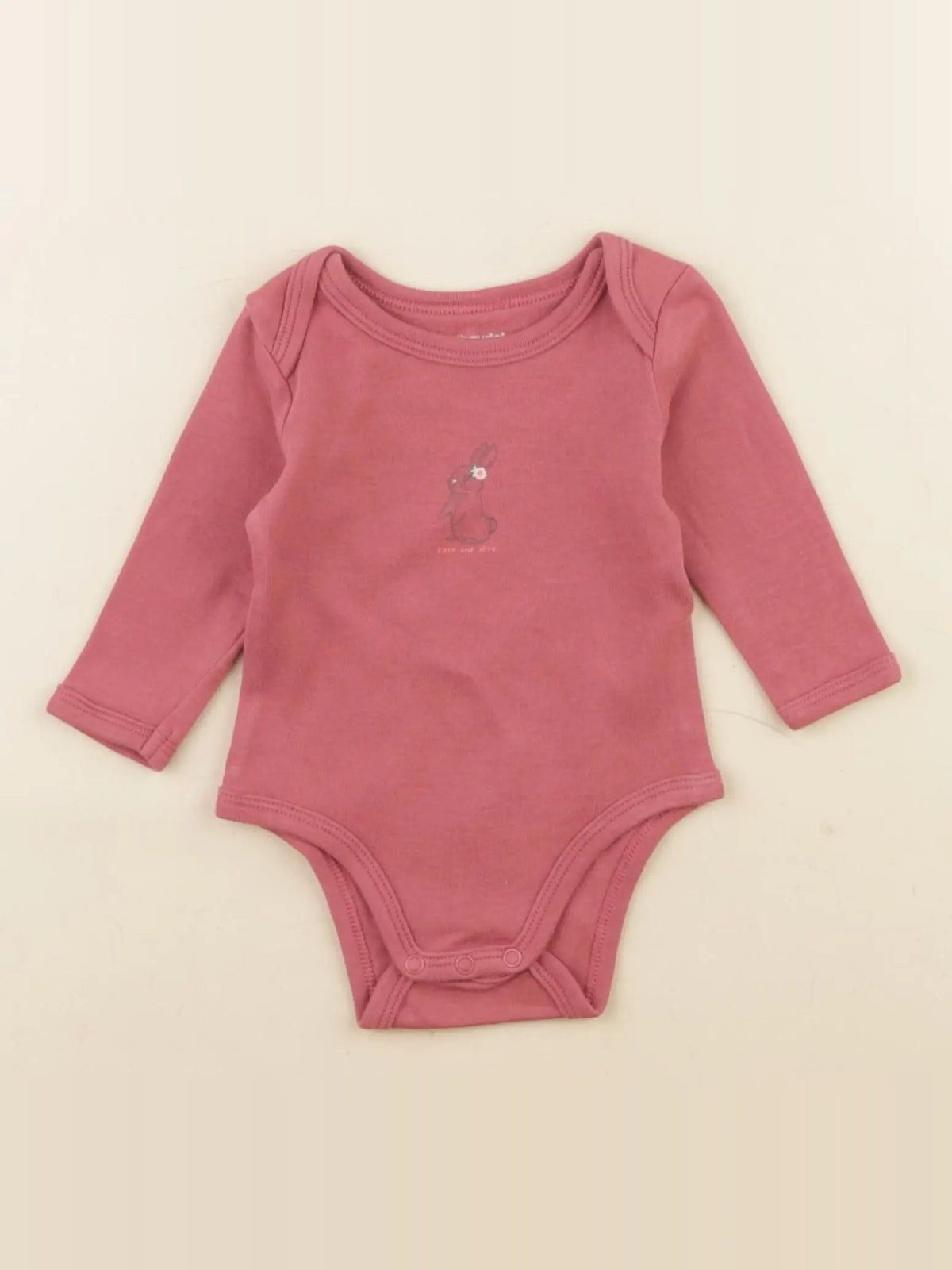 Vertbaudet - body rose - 3 mois