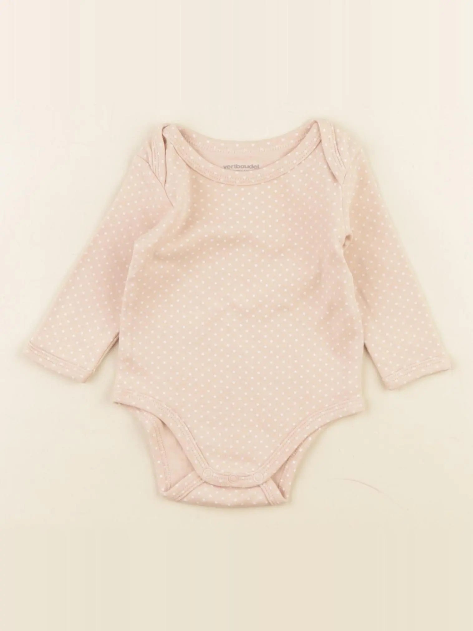 Vertbaudet - body rose - 3 mois