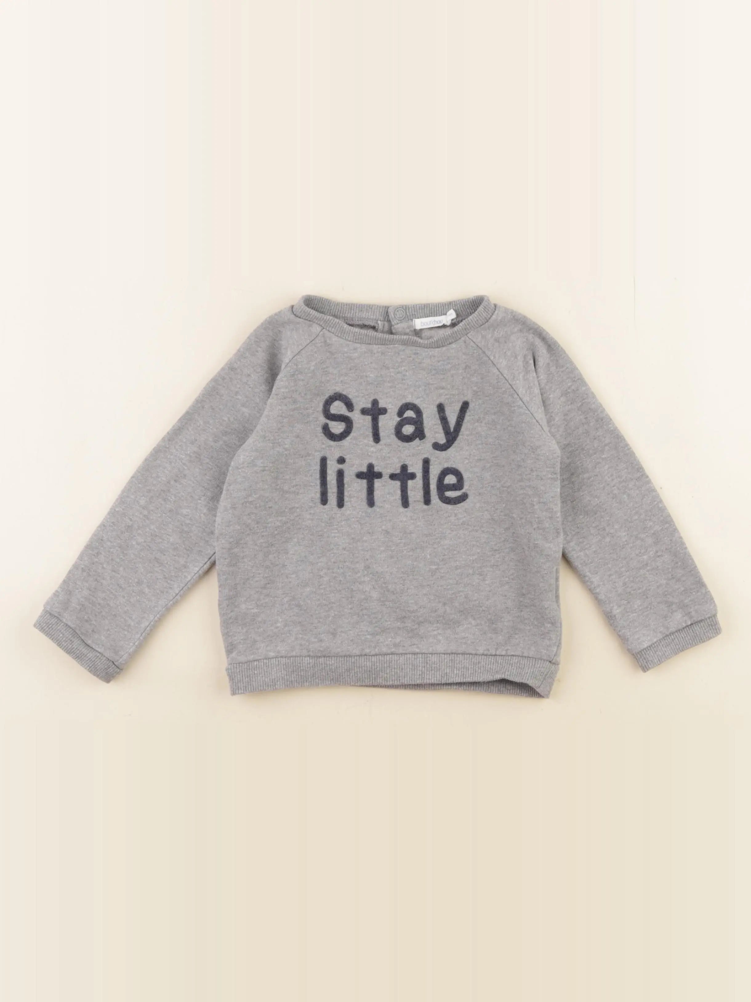 Boutchou - sweat gris - 24 mois