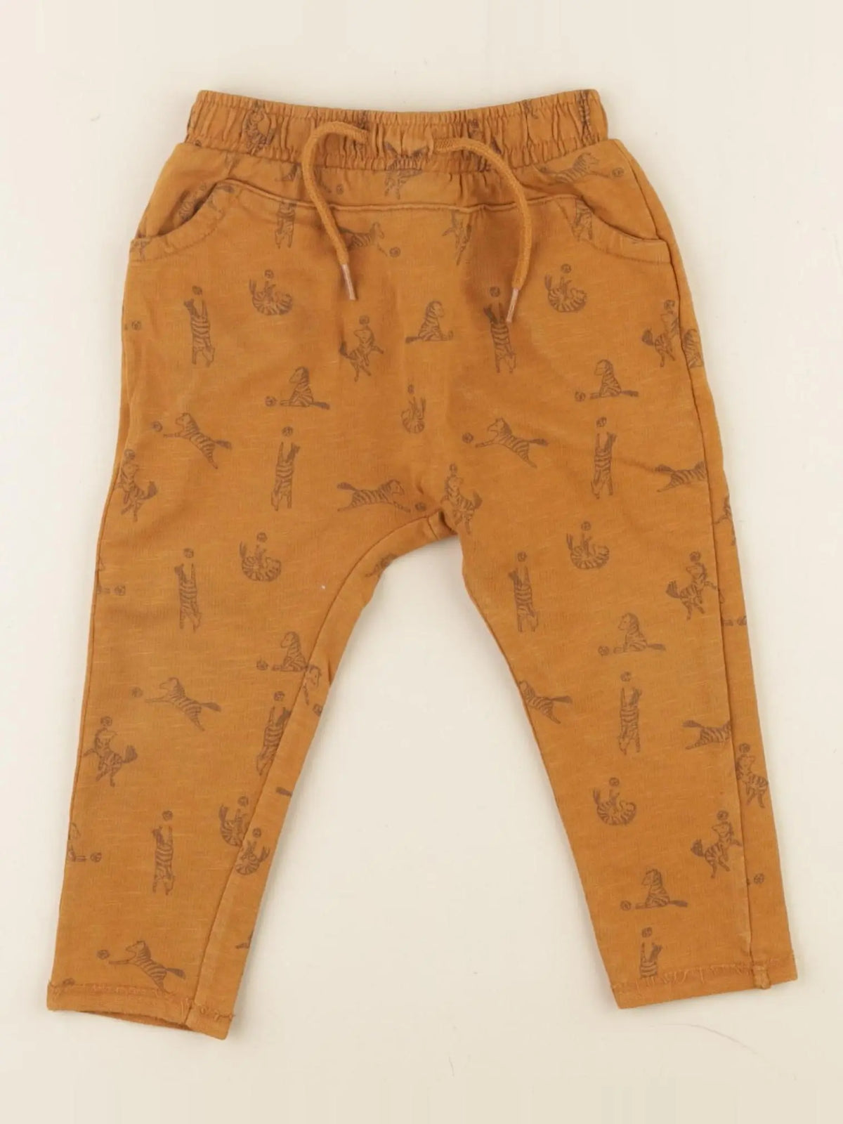 Vertbaudet - pantalon marron - 12 mois