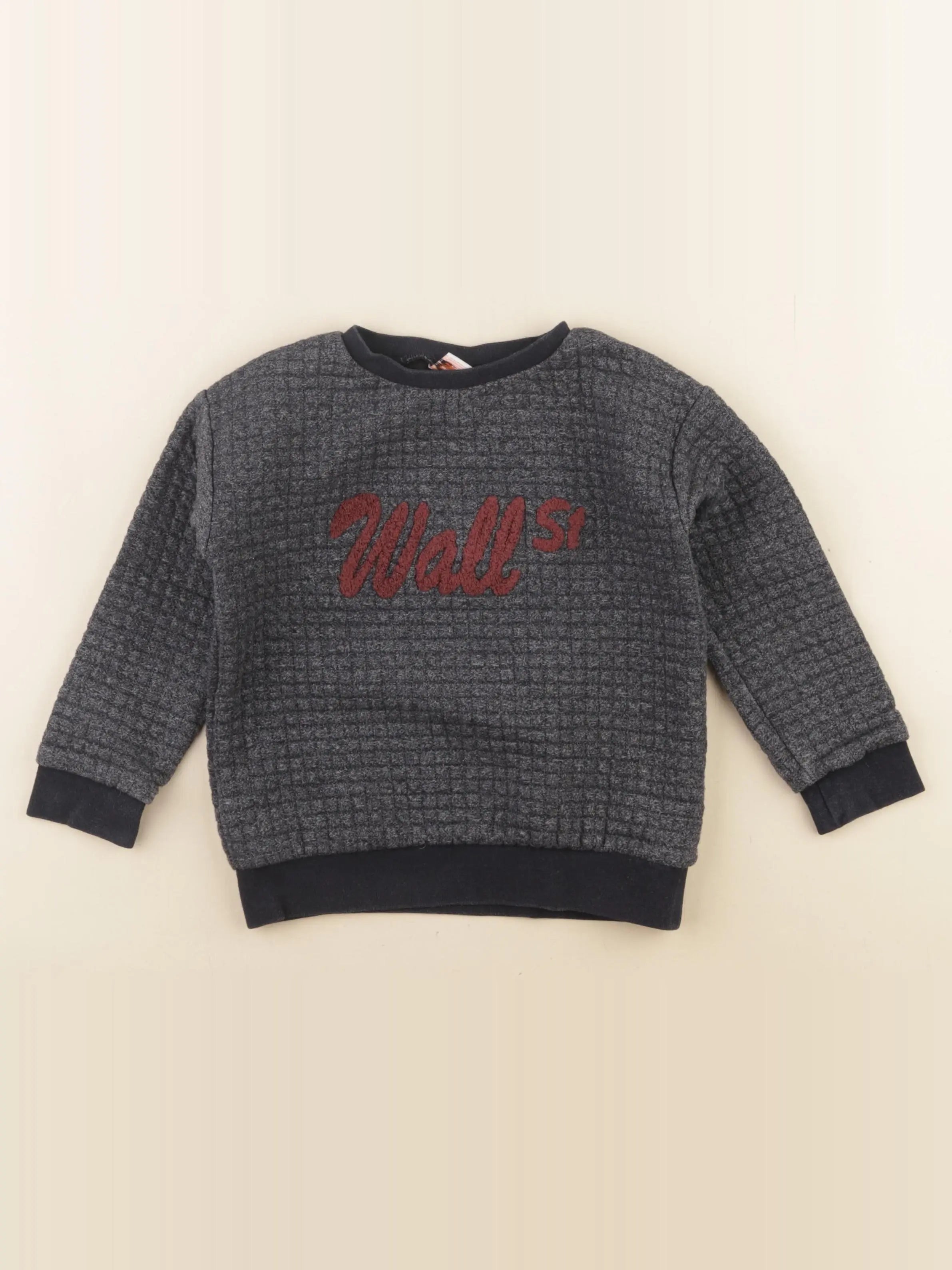 Tape à l'oeil - sweat bleu - 3 ans