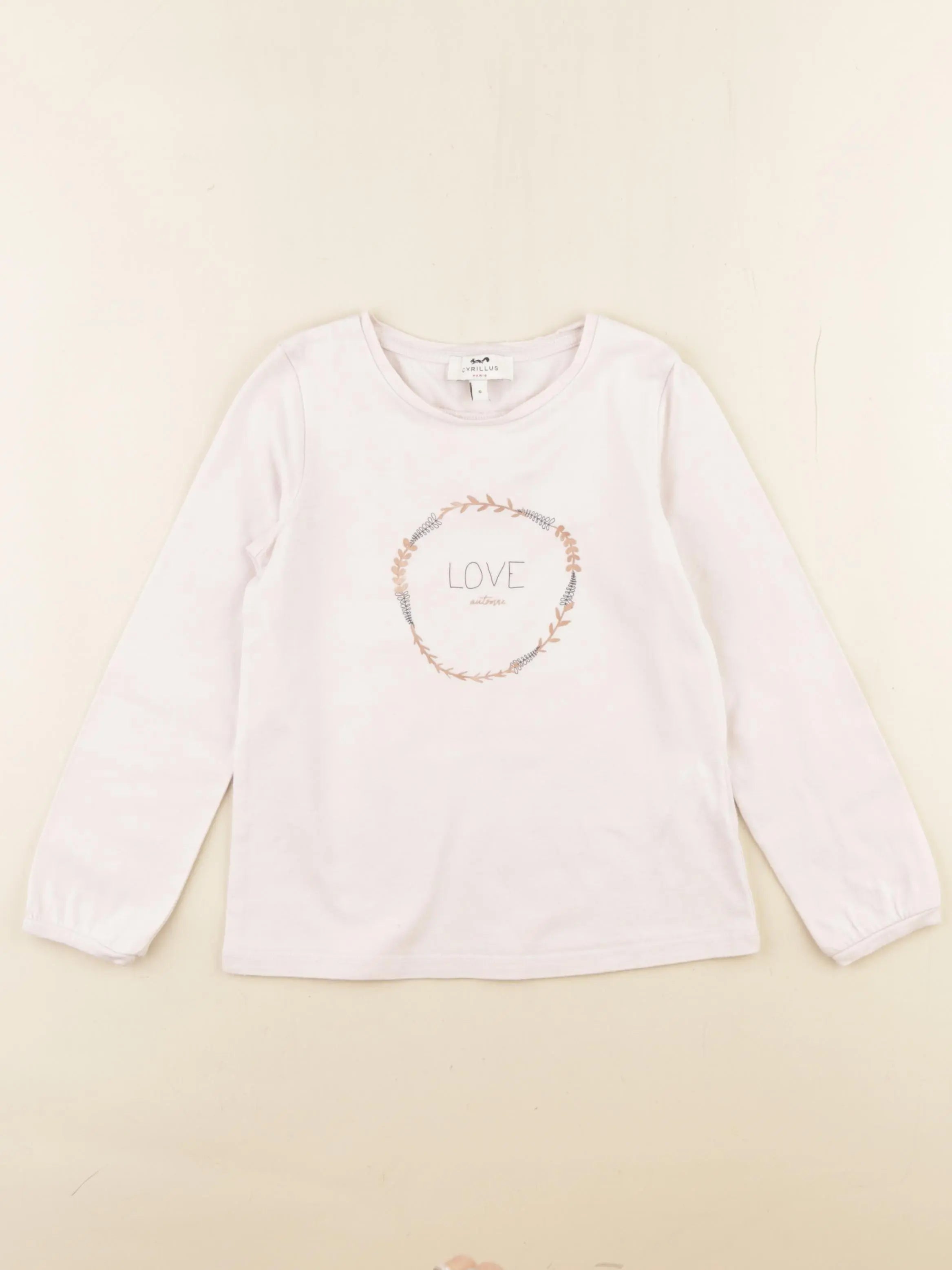 Cyrillus - tee-shirt rose - 6 ans
