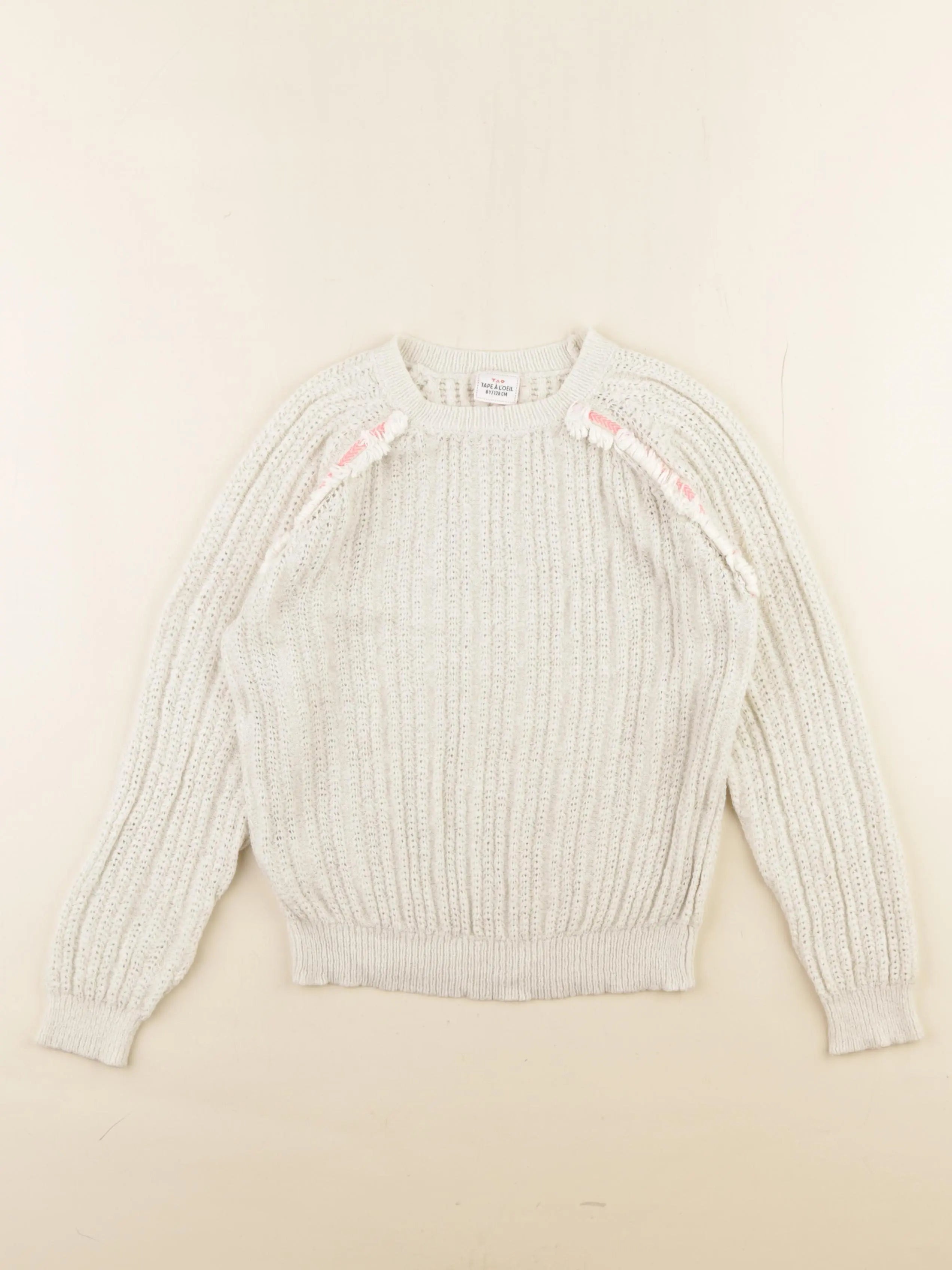 Tape à l'oeil - pull beige - 8 ans