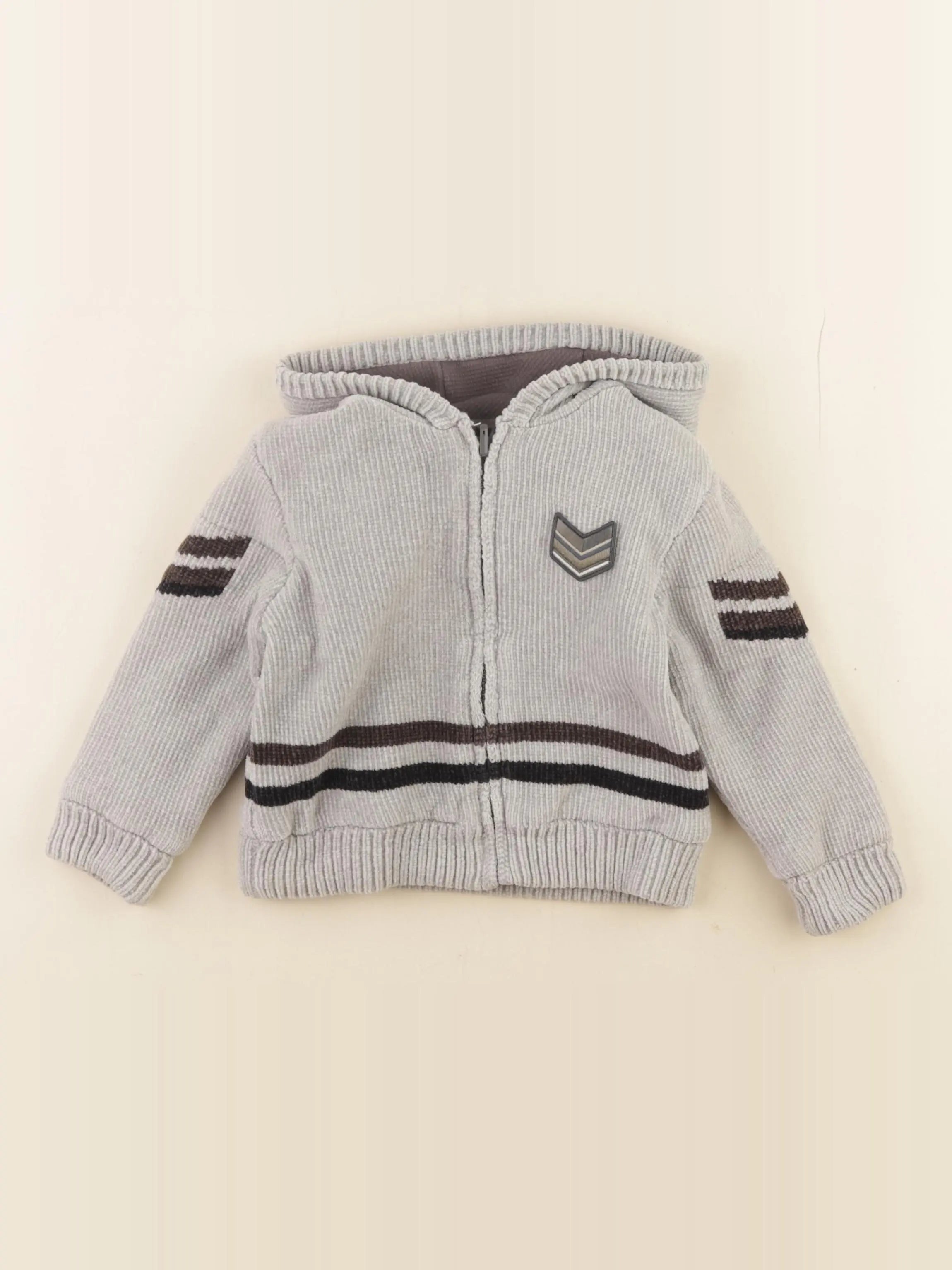 IKKS - veste réversible gris - 2 ans