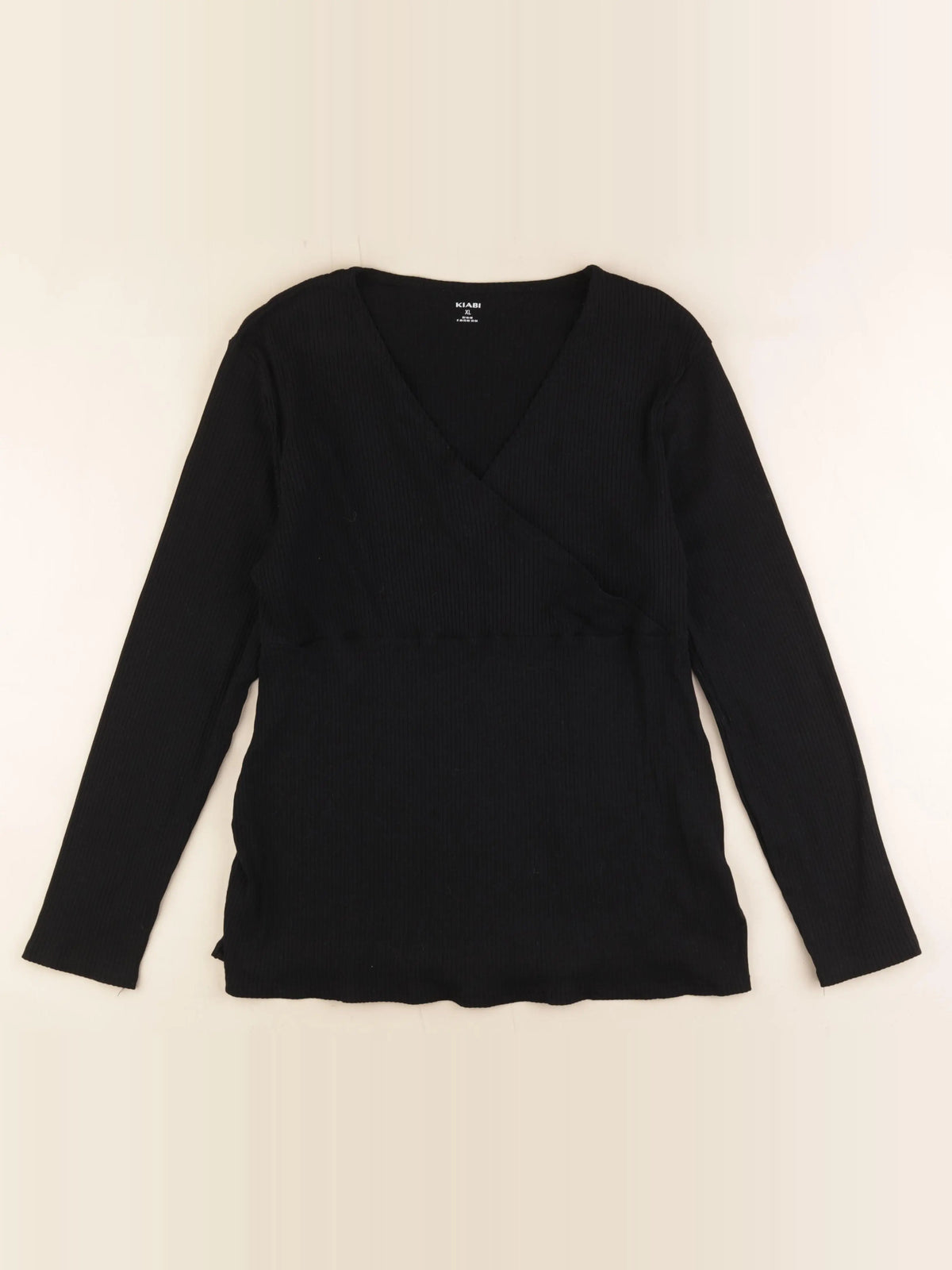 Kiabi - tee-shirt grossesse noir - xl