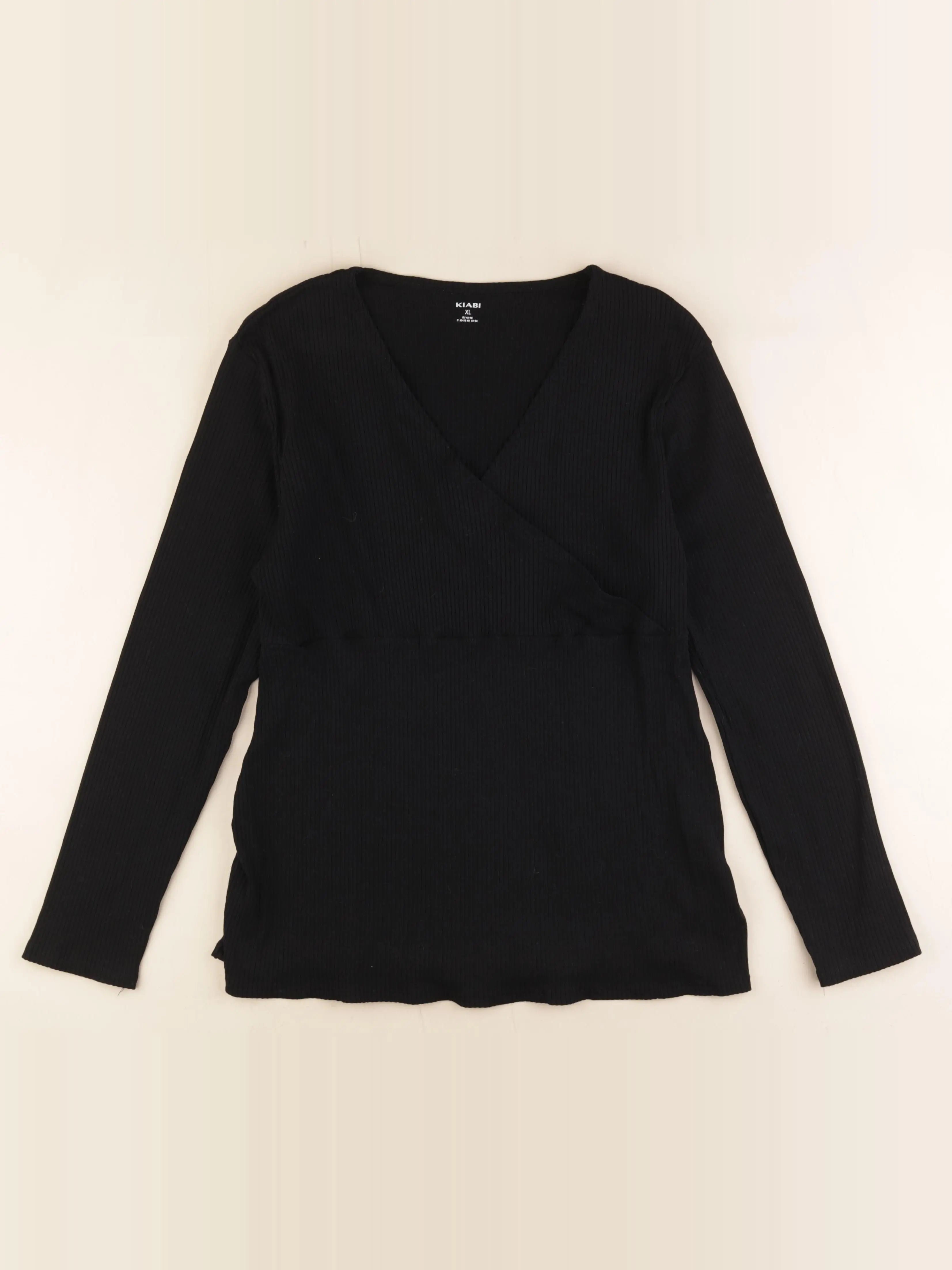 Kiabi - tee-shirt grossesse noir - xl