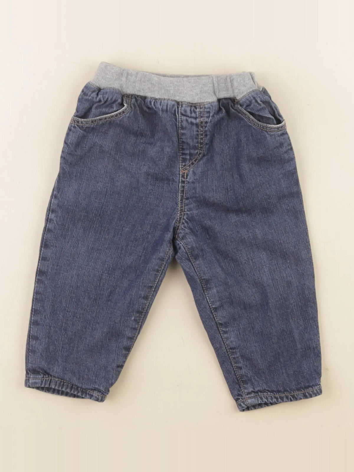 Boutchou - pantalon bleu - 6 mois