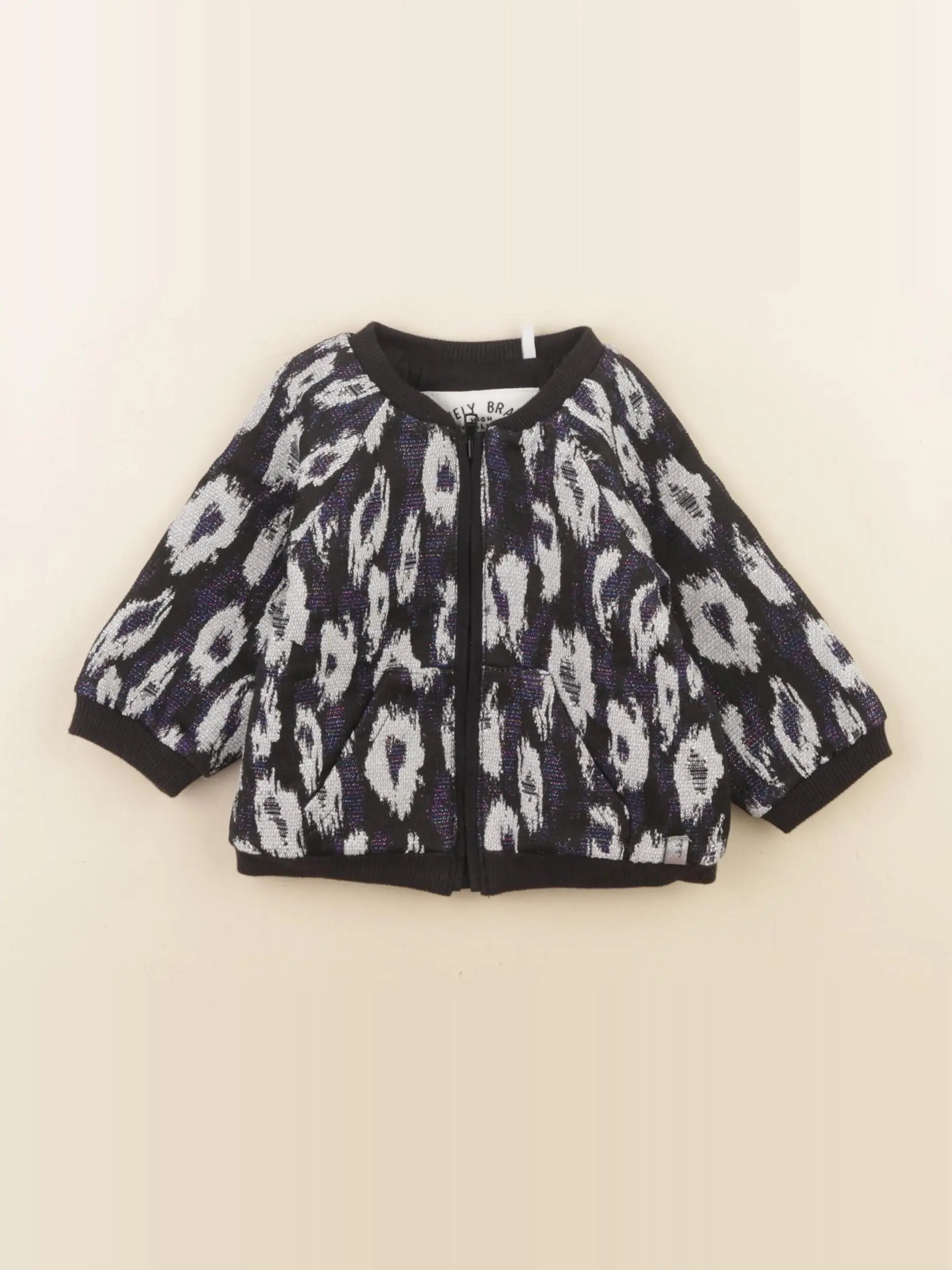 IKKS - veste noir, argent - 6 mois