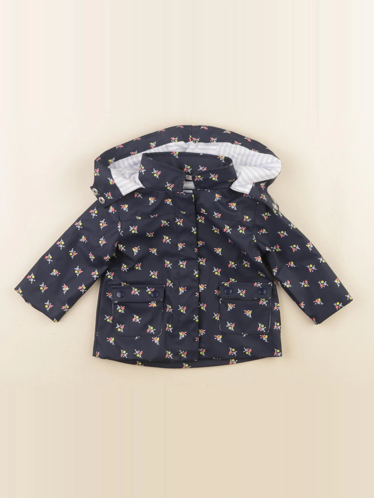 Cyrillus - imperméable bleu - 6 mois