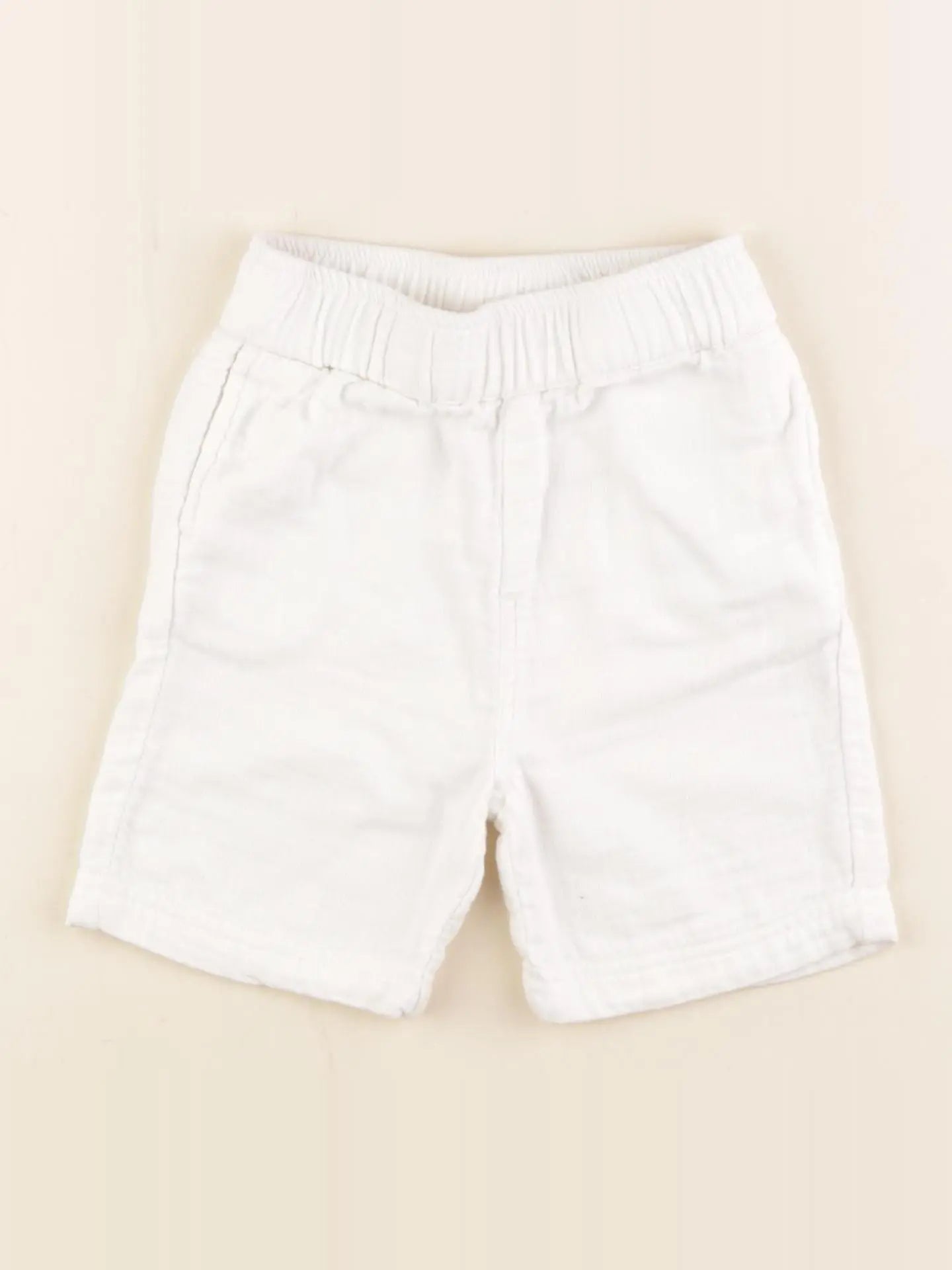Monoprix - short blanc - 18 mois