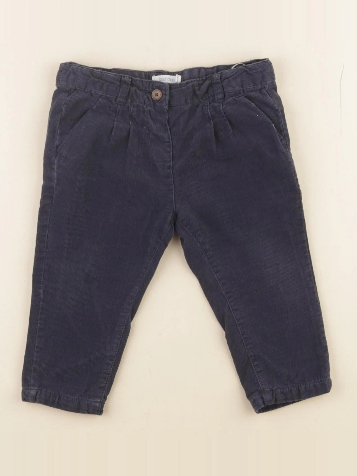 Boutchou - pantalon bleu - 9 mois