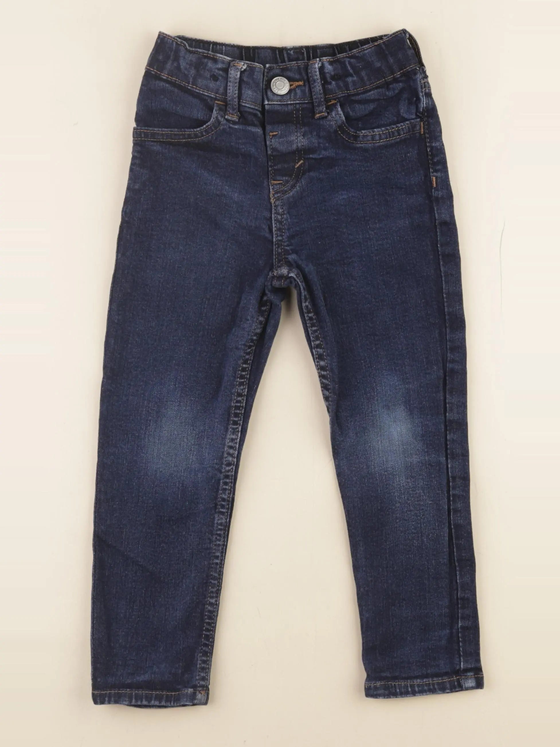 H&M - jean bleu - 3/4 ans