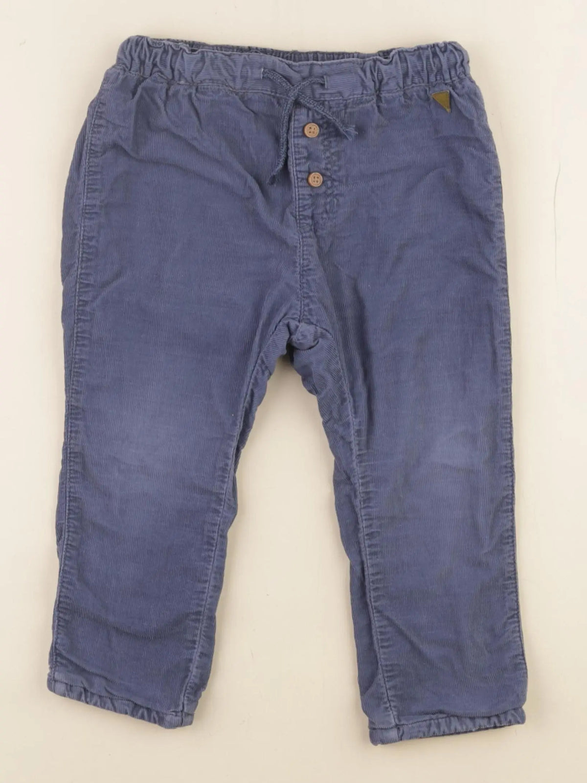 H&M - pantalon bleu - 18/24 mois