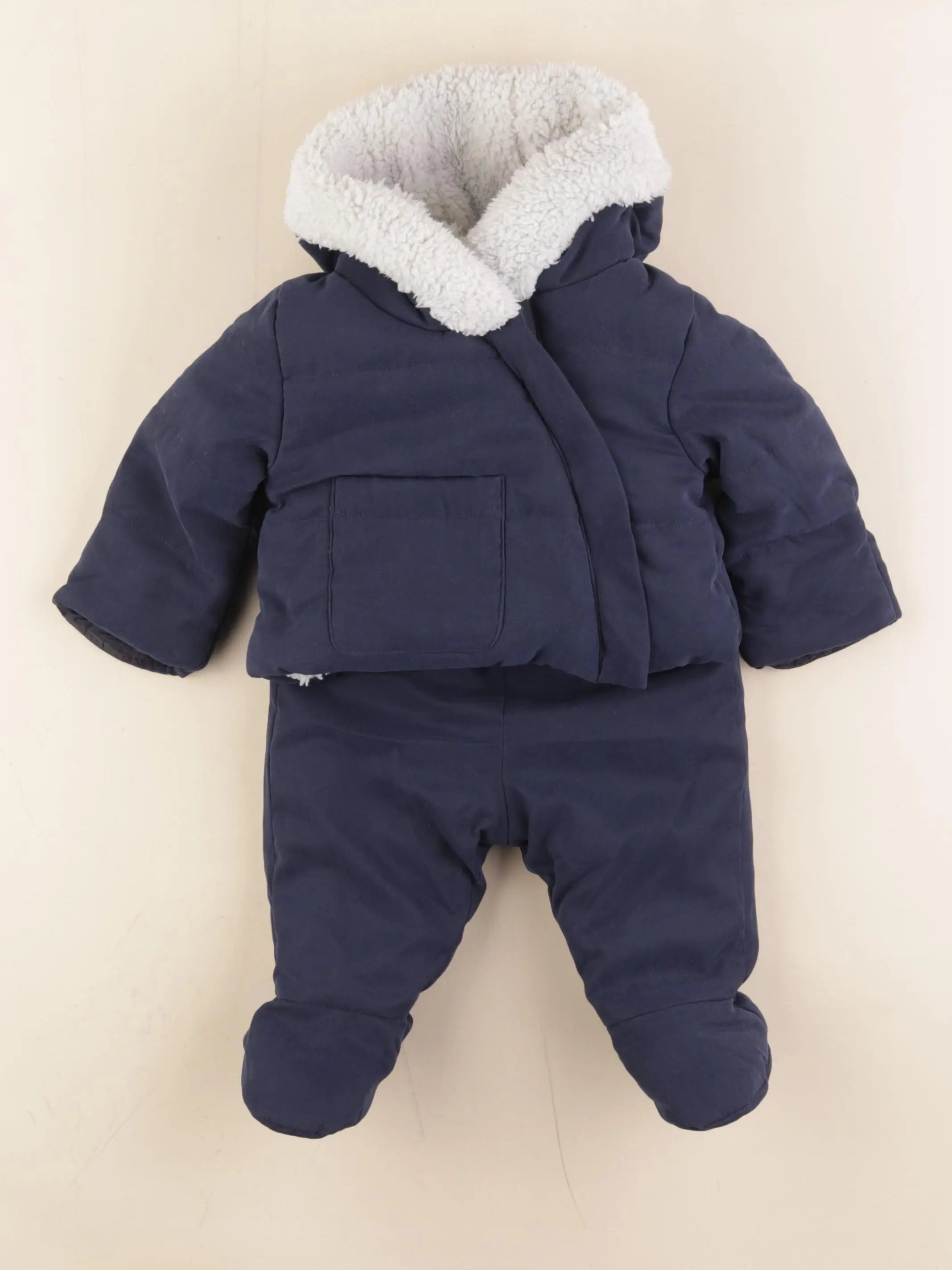 La Redoute - combi-pilote bleu - 1 mois