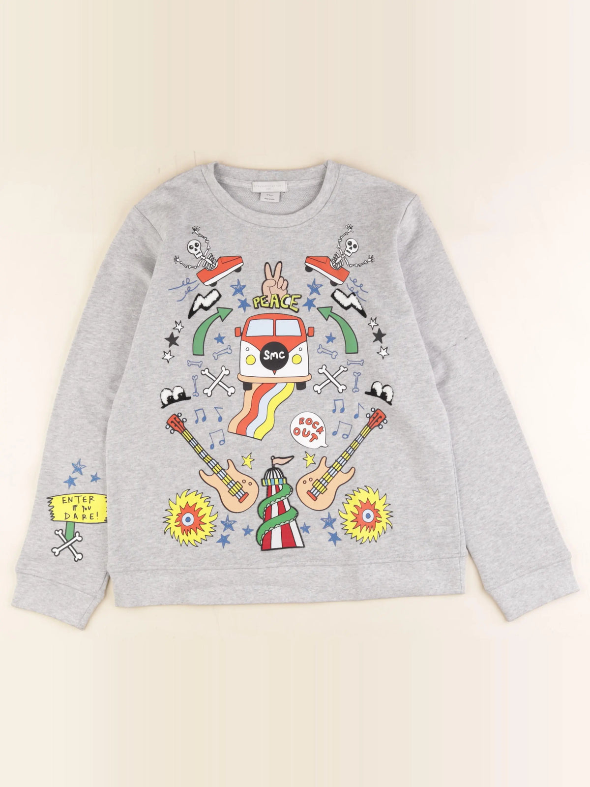 Stella McCartney Kids - sweat gris - 12 ans