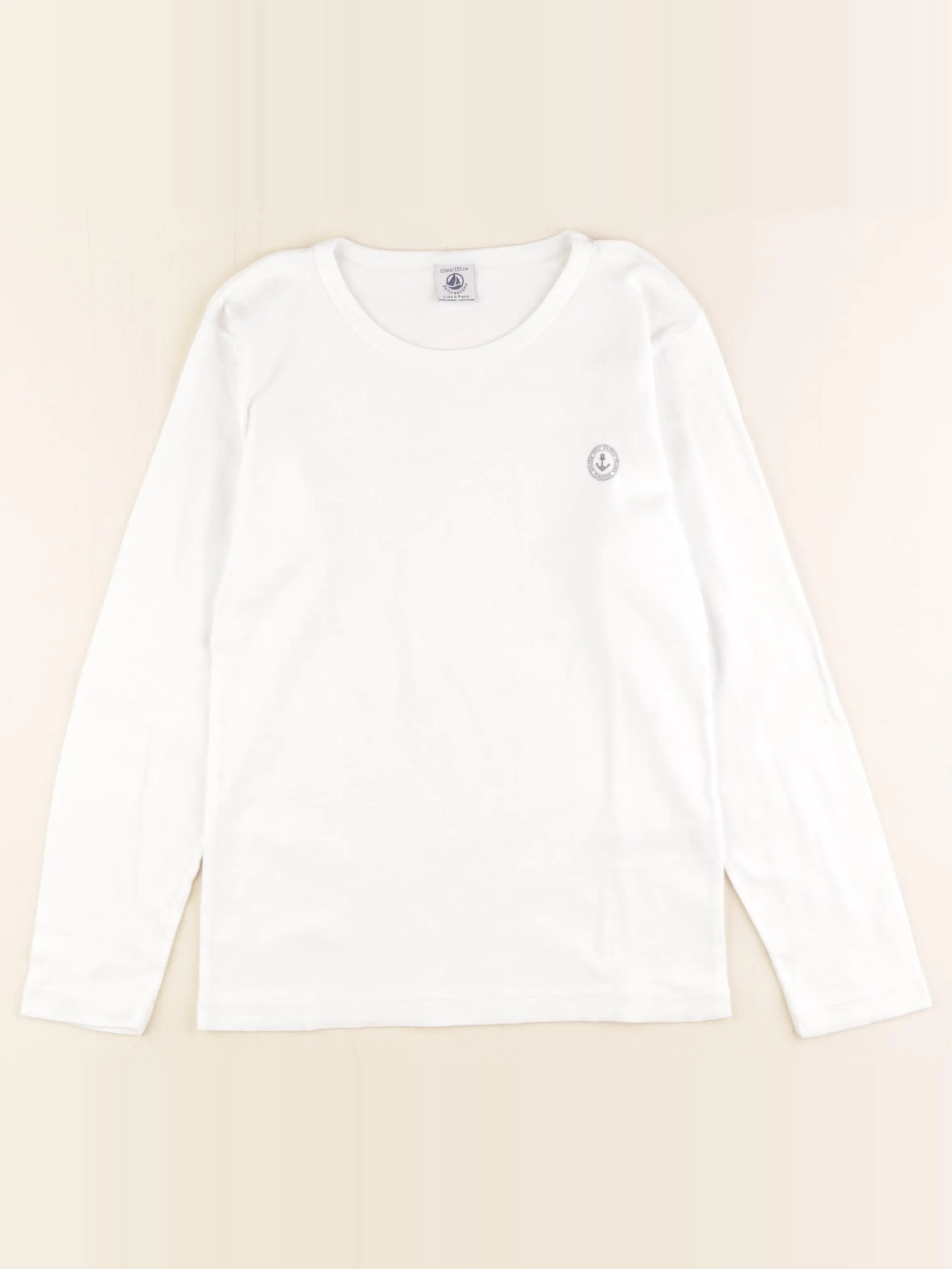 Petit Bateau - maillot de corps blanc - 12 ans