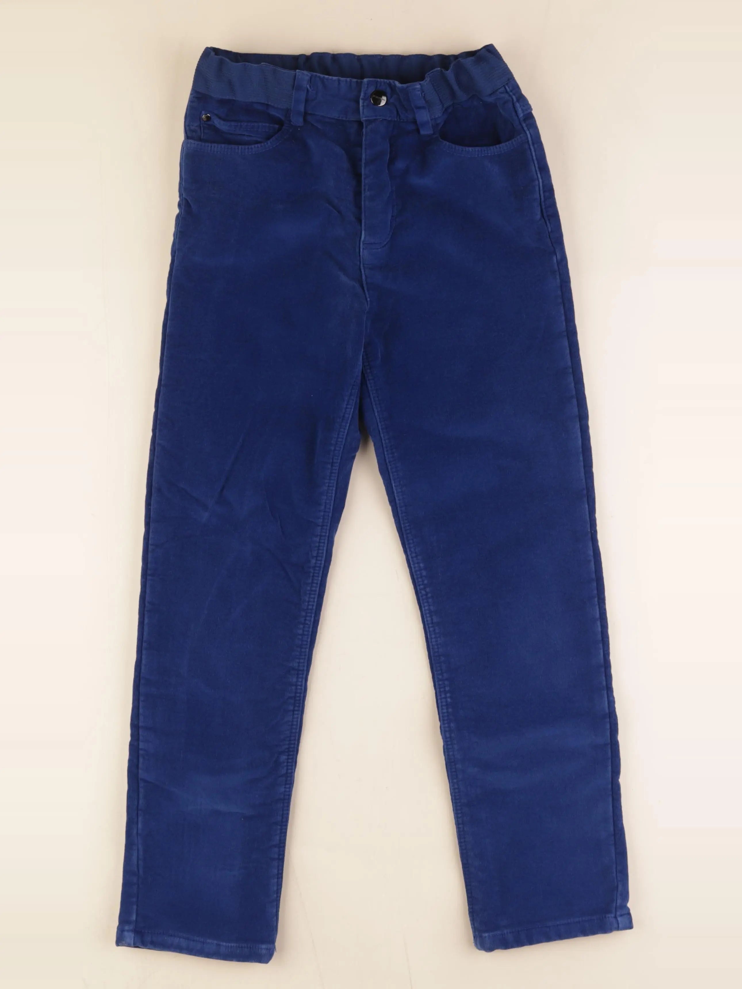 Jacadi - pantalon doublé bleu - 10 ans