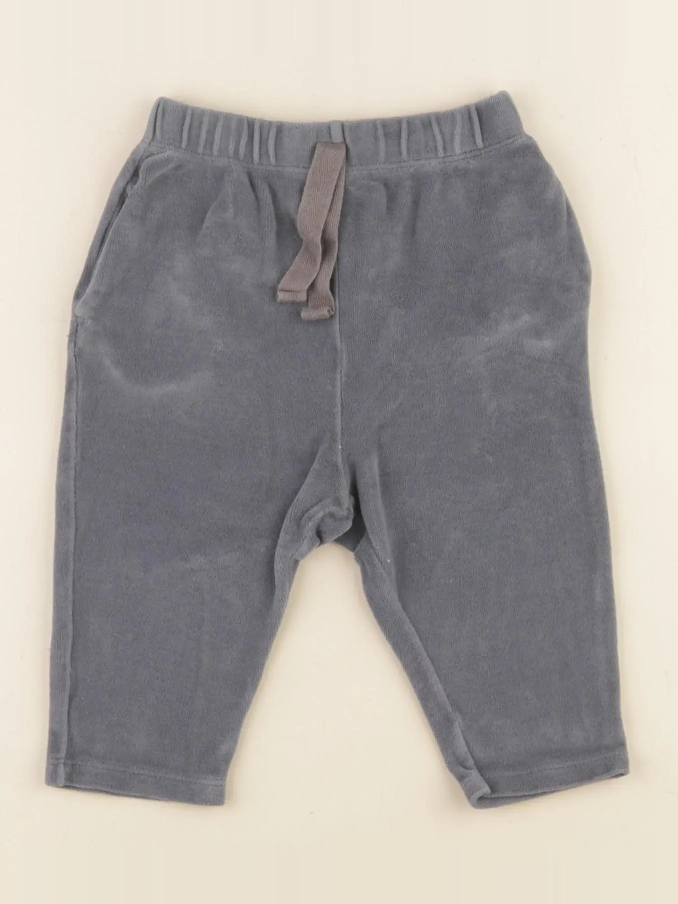 Petit Bateau - jogging bleu - 12 mois