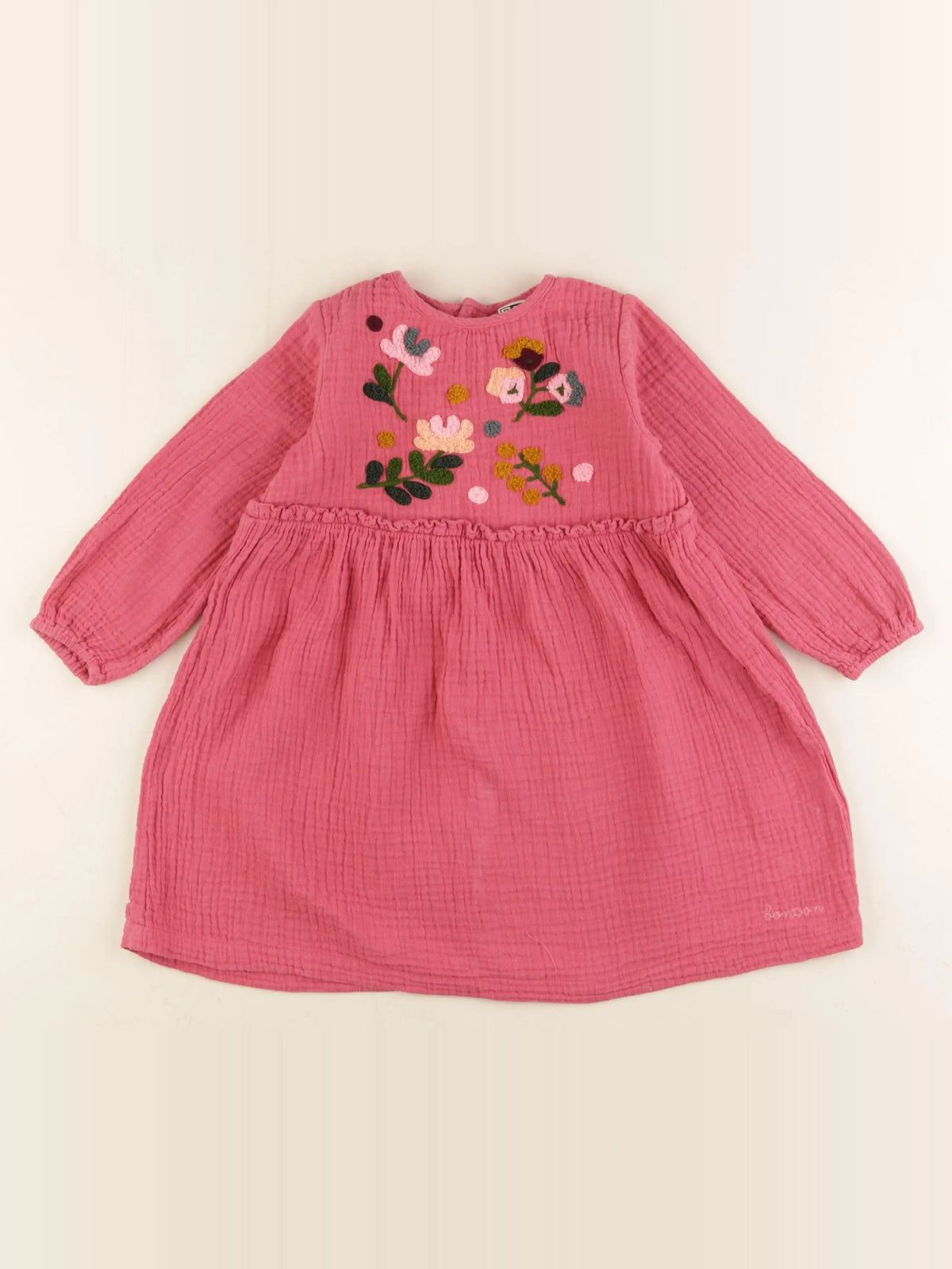 Bonton - robe rose - 3 ans