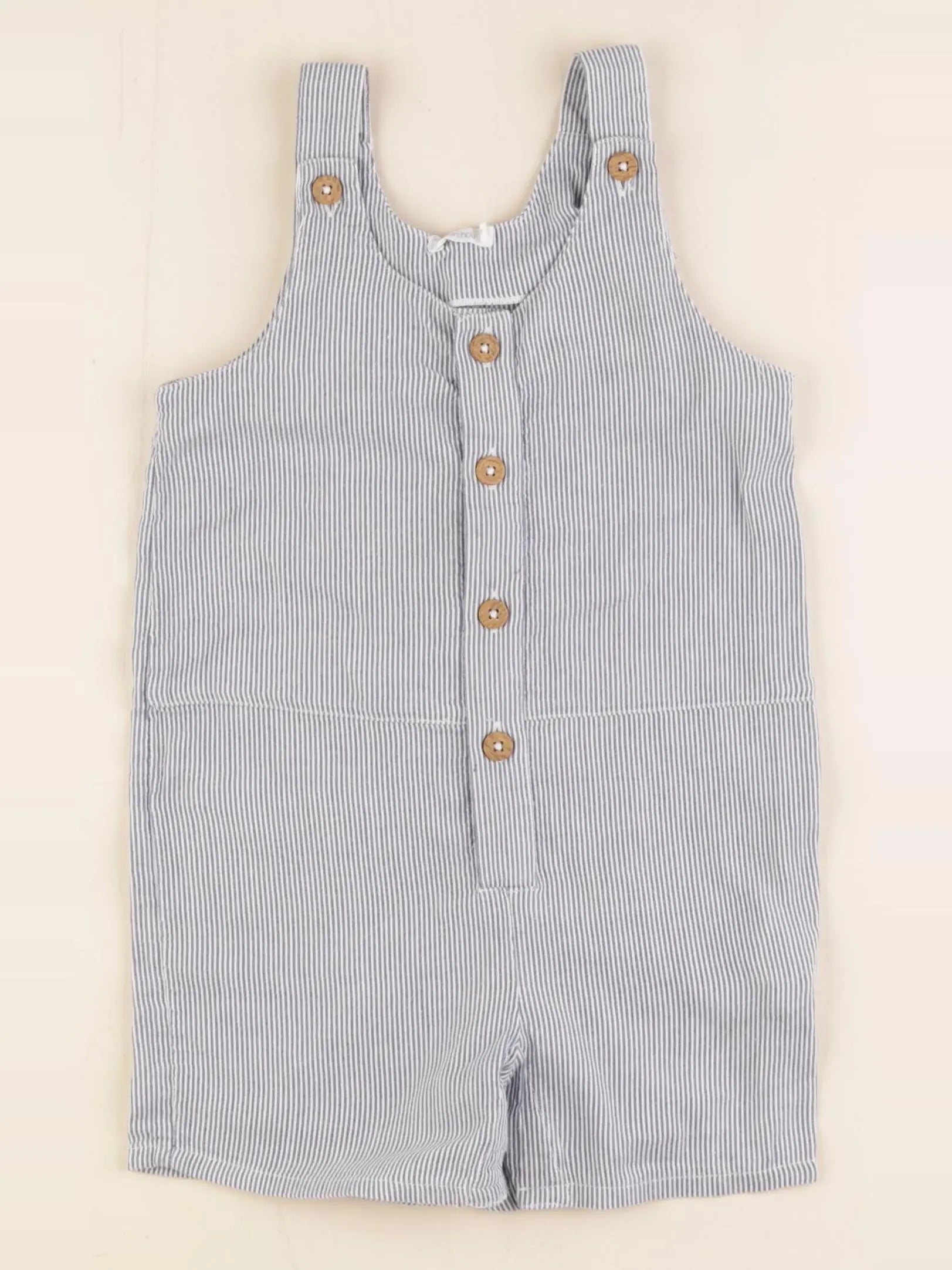 Boutchou - salopette blanc, bleu - 36 mois